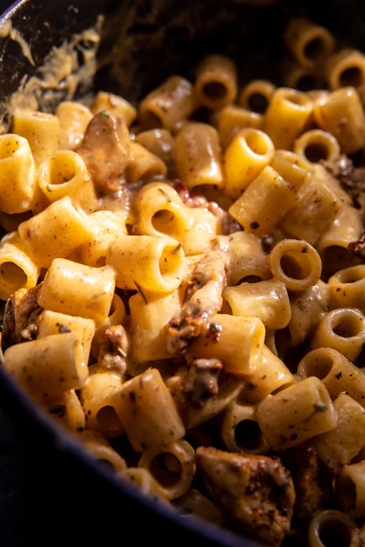 Roasted Butternut Squash and Sun-Dried Tomato Chicken Pasta | halfbakedharvest.com