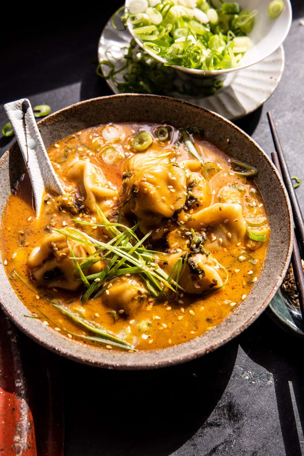 20 Minute Hidden Veggie Chicken Dumpling Soup | halfbakedharvest.com