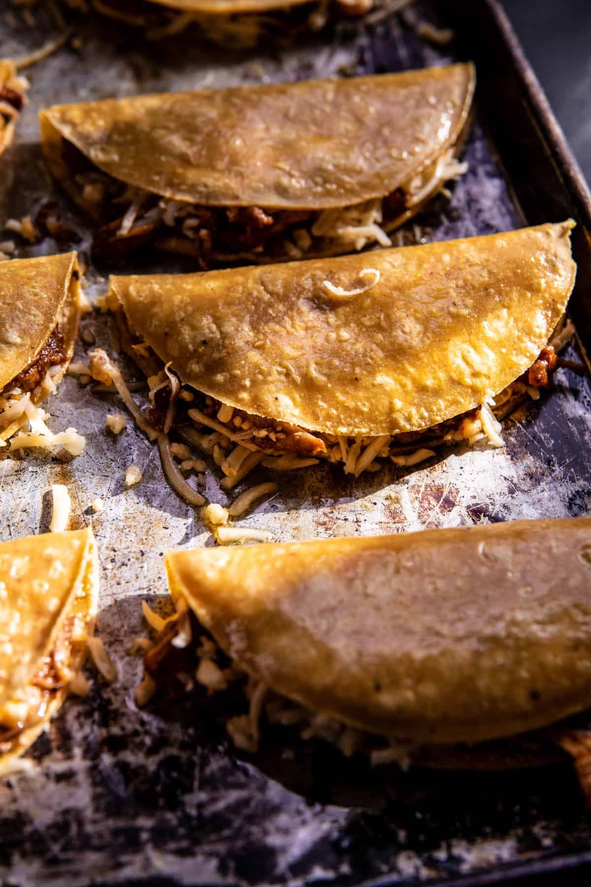 Crispy Cider Braised White Chili Chicken Tacos | halfbakedharvest.com