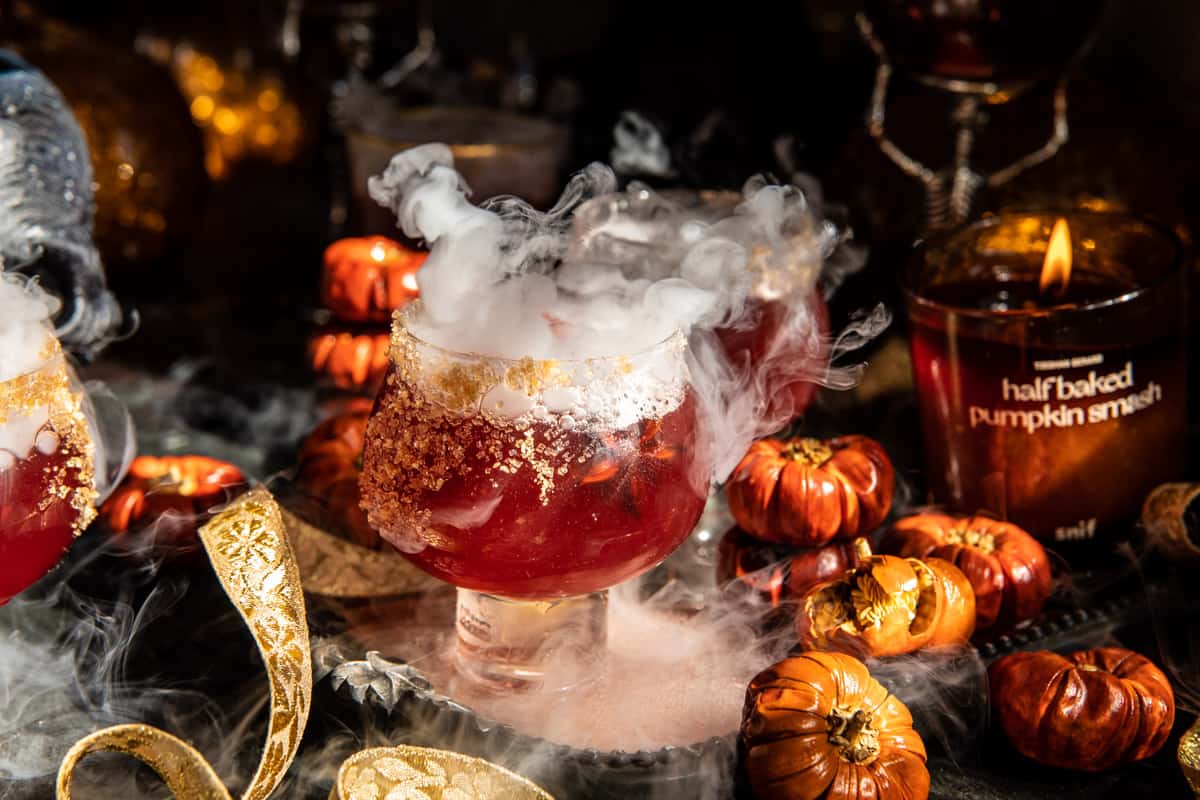 Enchanted Graveyard Pomegranate Punch | halfbakedharvest.com