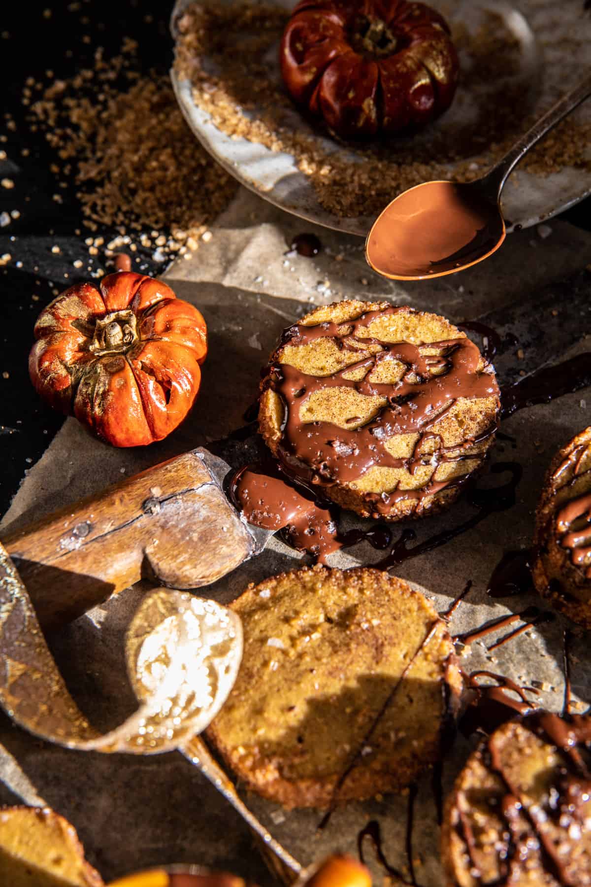 Spiced Pumpkin Shortbread Cookies | halfbakedharvest.com