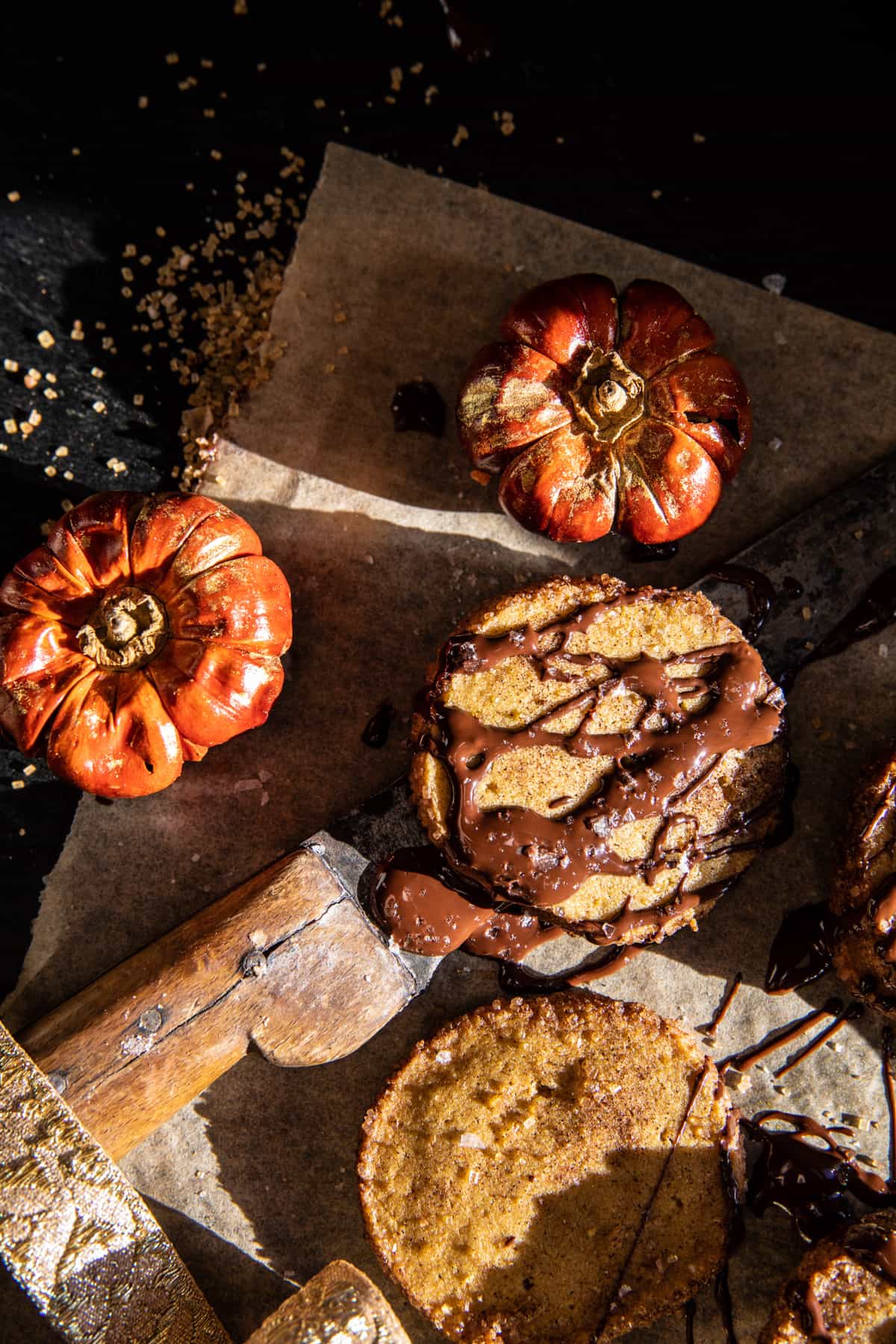 Spiced Pumpkin Shortbread Cookies | halfbakedharvest.com