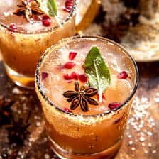 Brown Sugar Sage Ginger Paloma (with mocktail) | halfbakedharvest.com