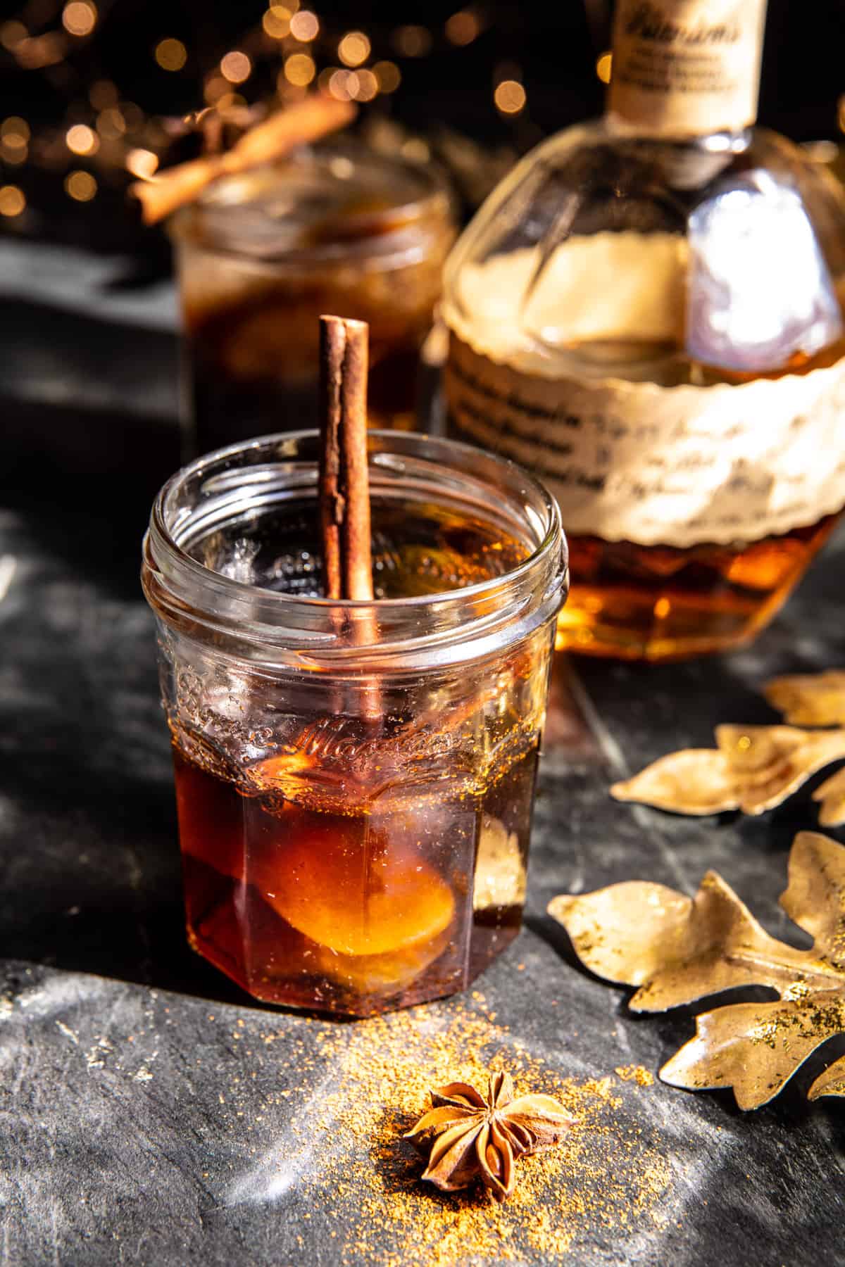 Cinnamon Apple Bourbon Smash | halfbakedharvest.com