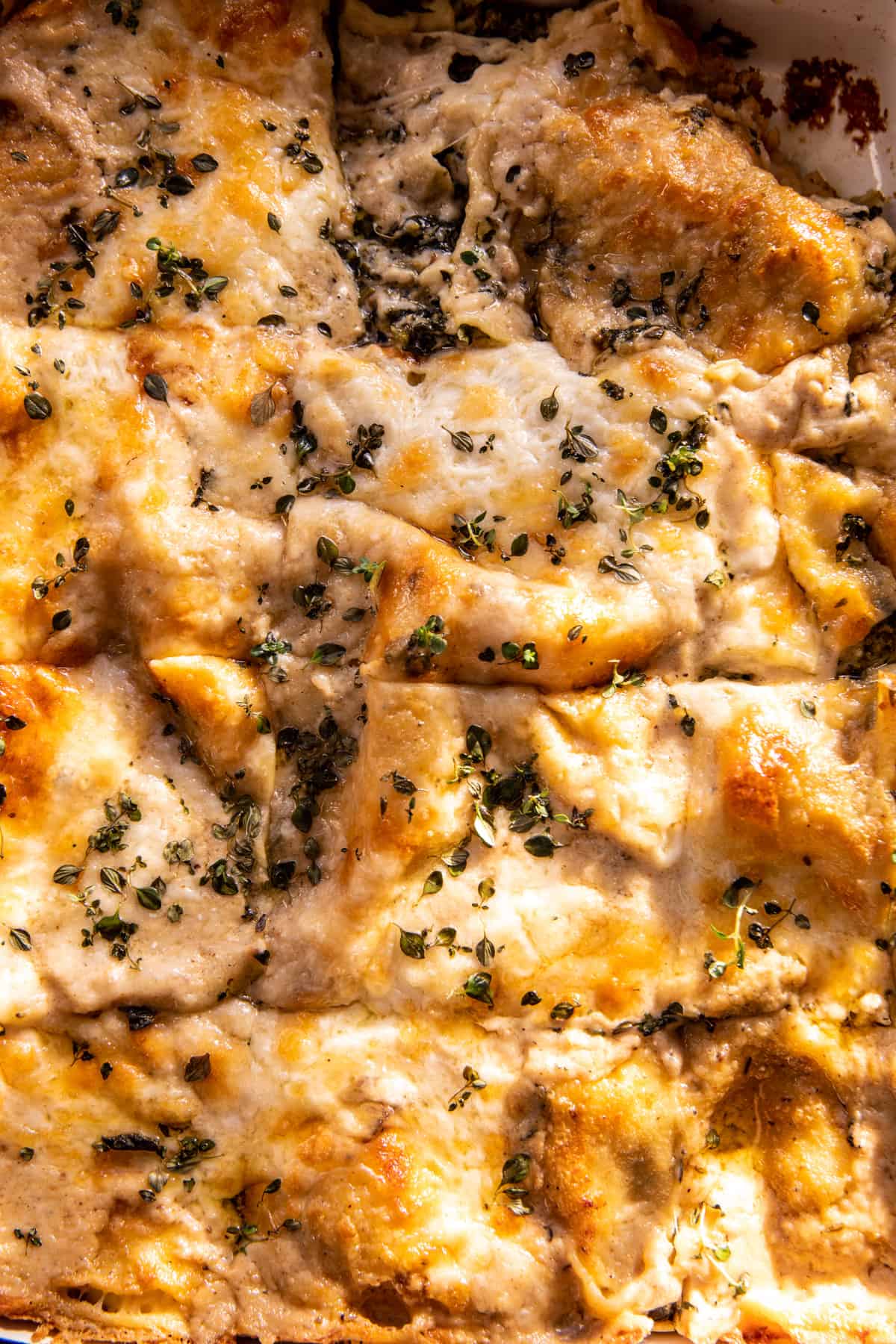 Brown Butter Pesto Spinach Soufflé Lasagna | halfbakedharvest.com