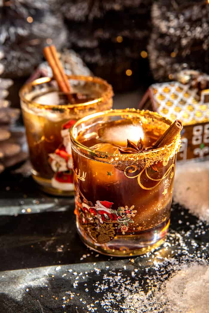 Naughty Gingerbread Cocktail (+mocktail) | halfbakedharvest.com