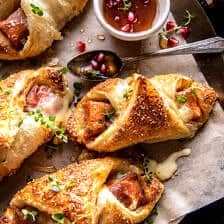 Prosciutto Wrapped Baked Brie Rolls | halfbakedharvest.com
