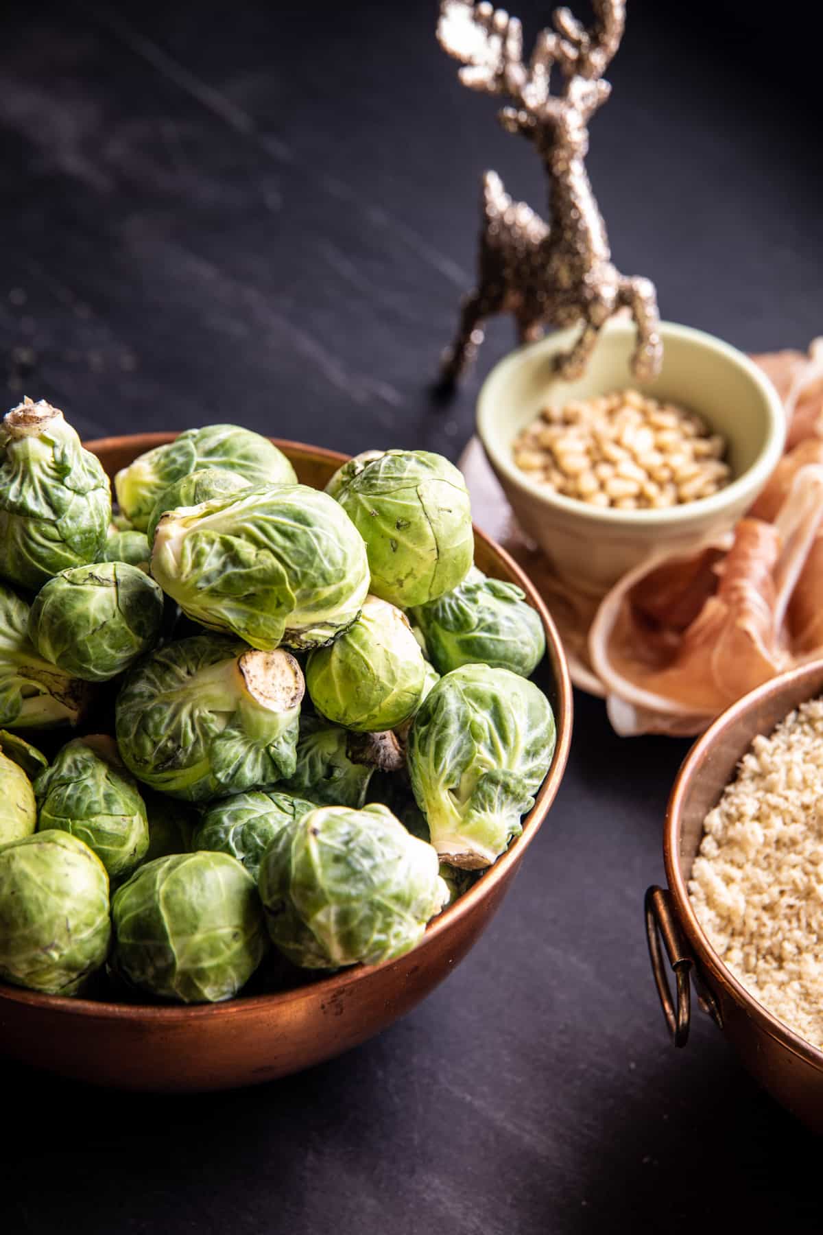 Roasted Brussels Sprout Salad with Tahini Dressing | halfbakedharvest.com