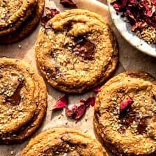 Chewy Chocolate Chunk Honey Sesame Cookies | halfbakedharvest.com