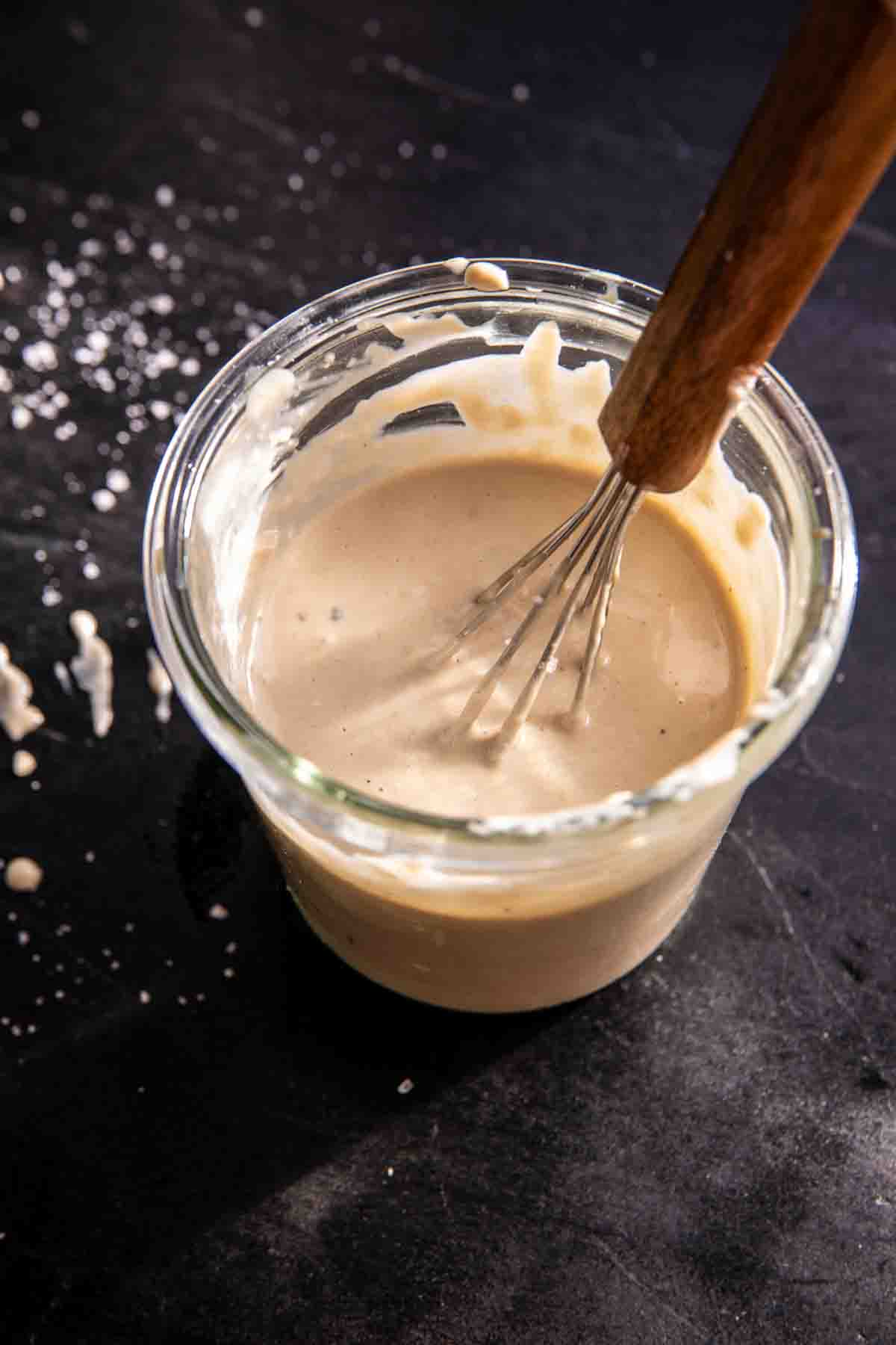 Roasted Lemon Parmesan Broccoli with Garlicky Tahini | halfbakedhearvest.com