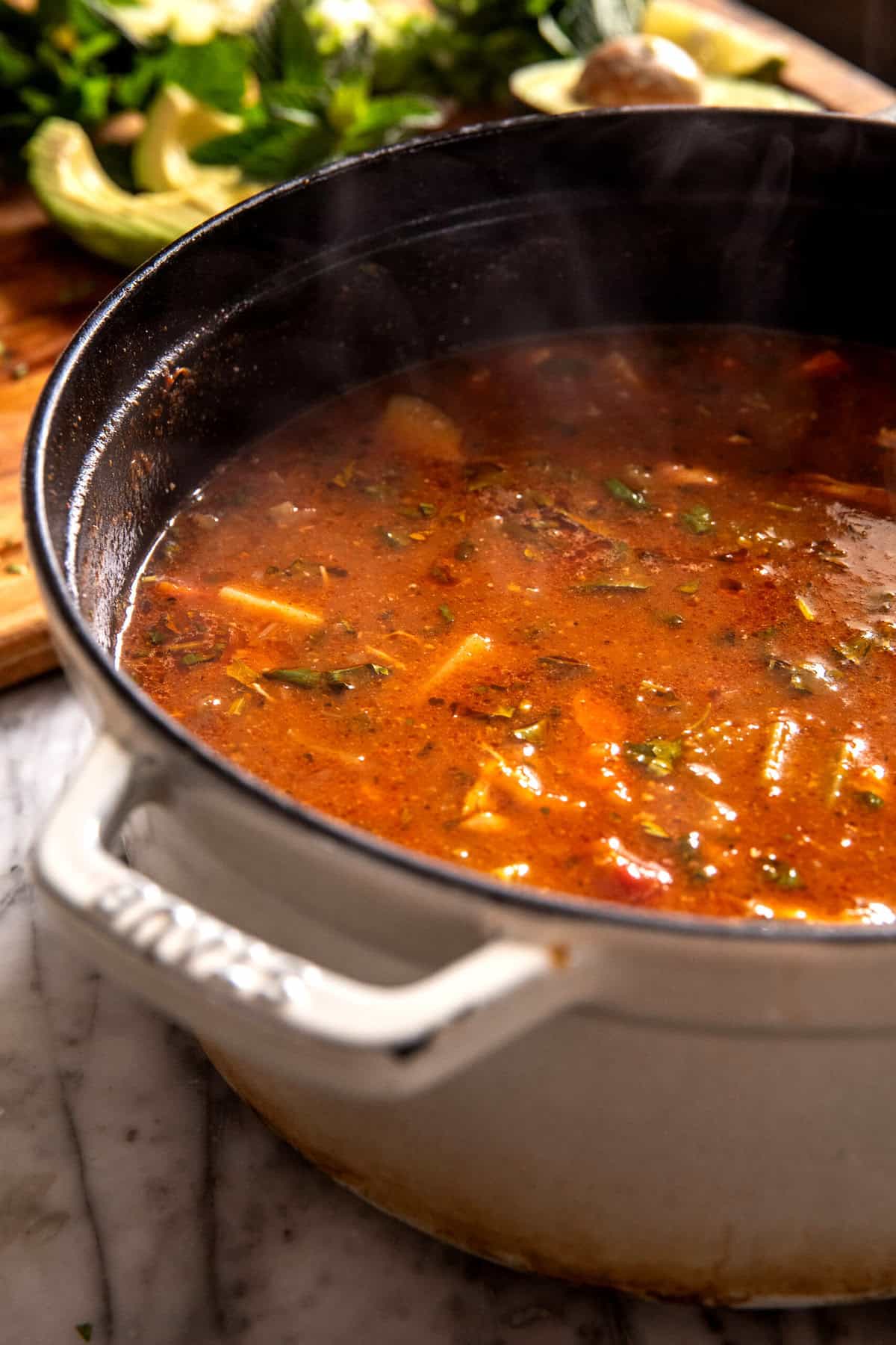 Salsa Verde Tortilla Soup- | halfbakedharvest.com
