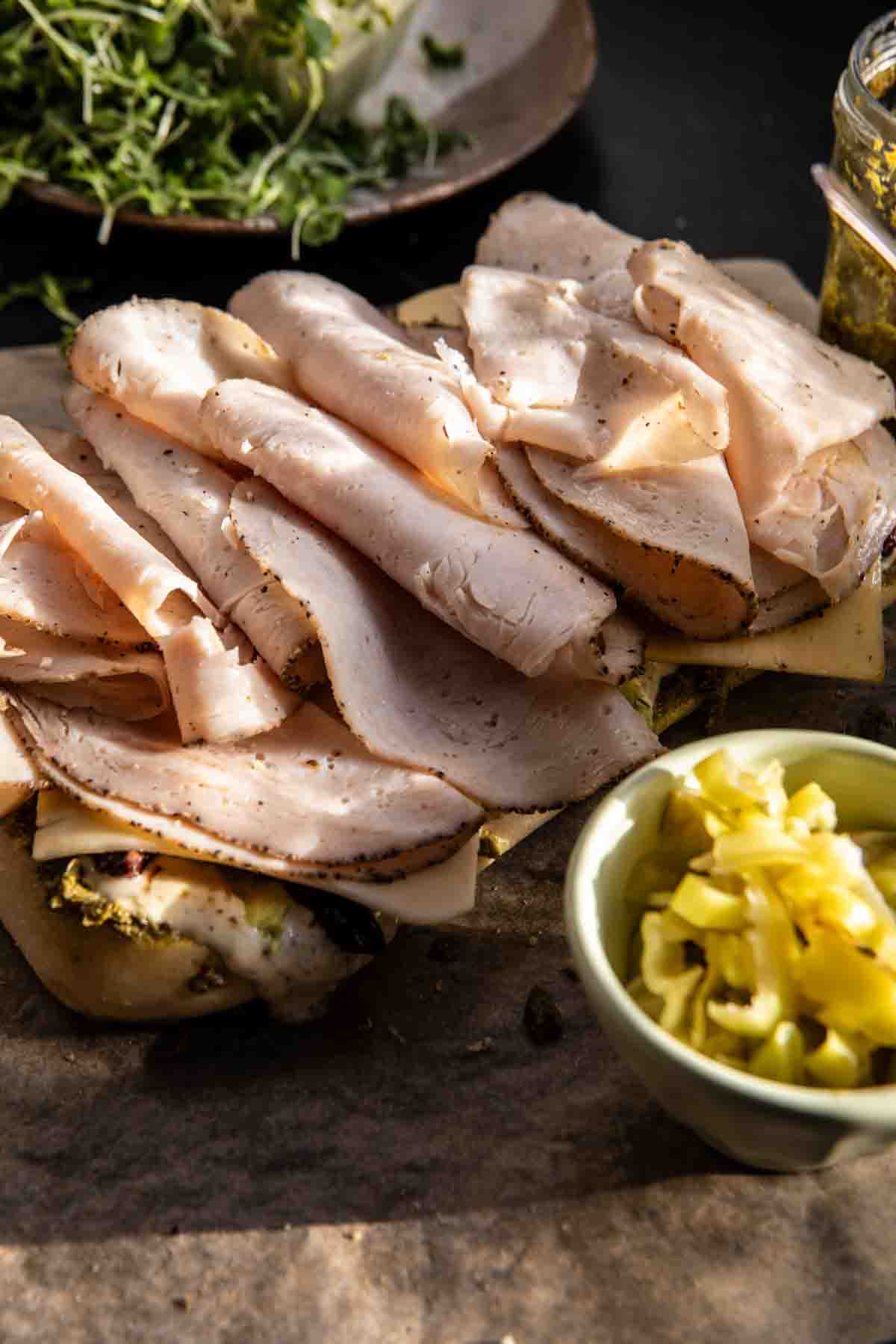 Sun-dried Tomato Pesto Turkey Sandwich | halfbakedharvest.com