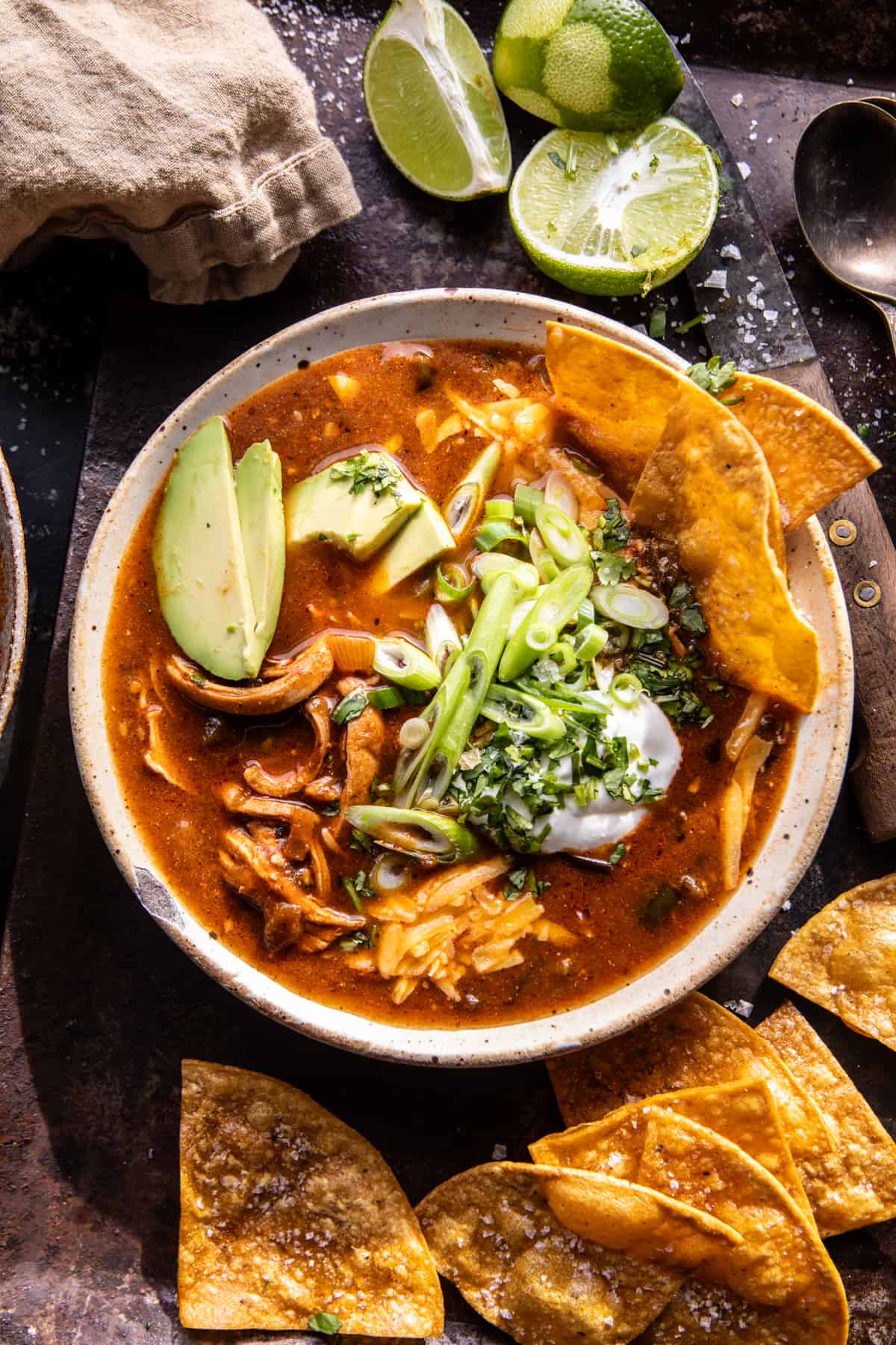 Poblano Chicken Tortilla Soup | halfbakedharvest.com