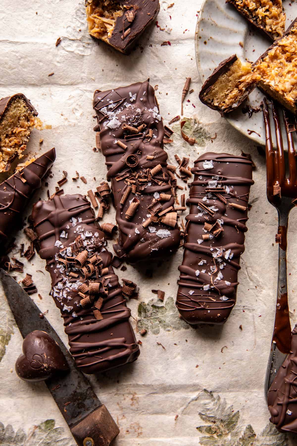 Toasted Coconut Chocolate Bars | halfbakedharvest.com