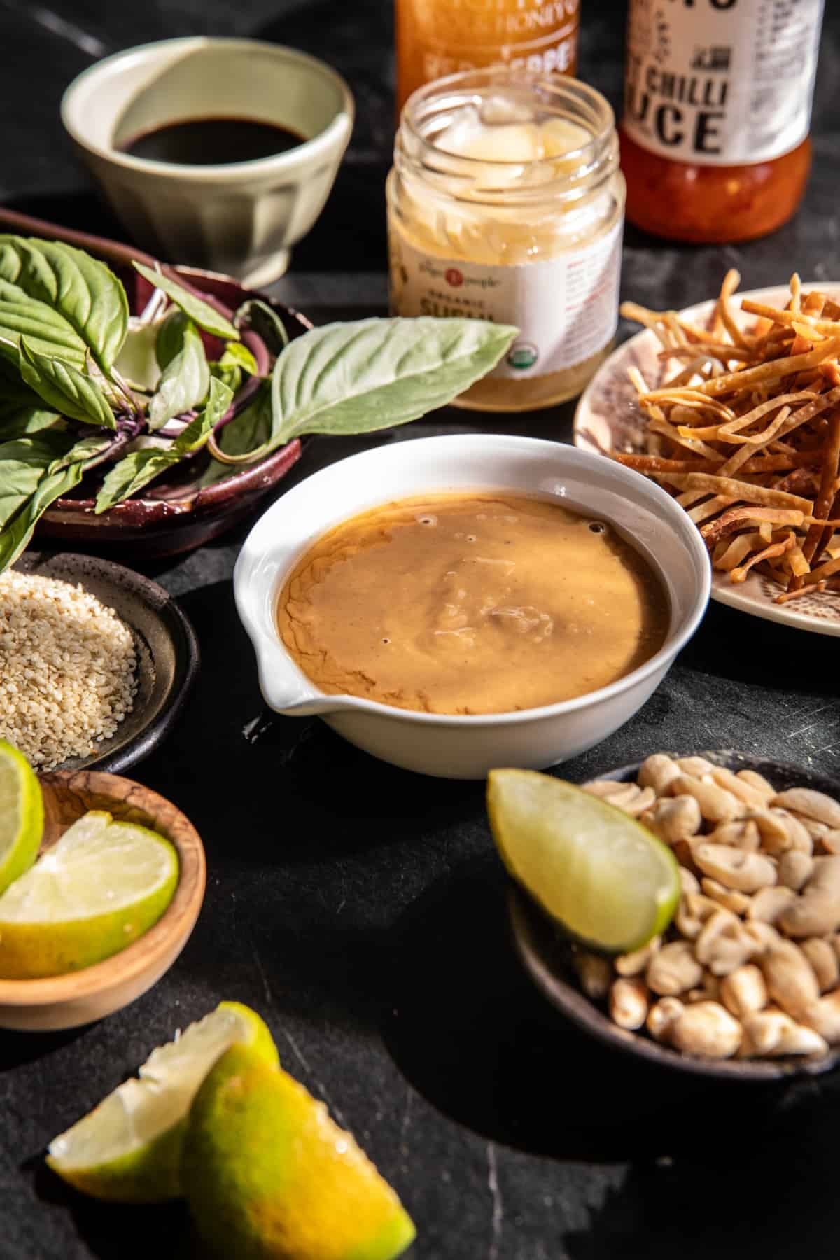 Chopped Thai Crunch Chicken Salad | halfbakedharvest.com