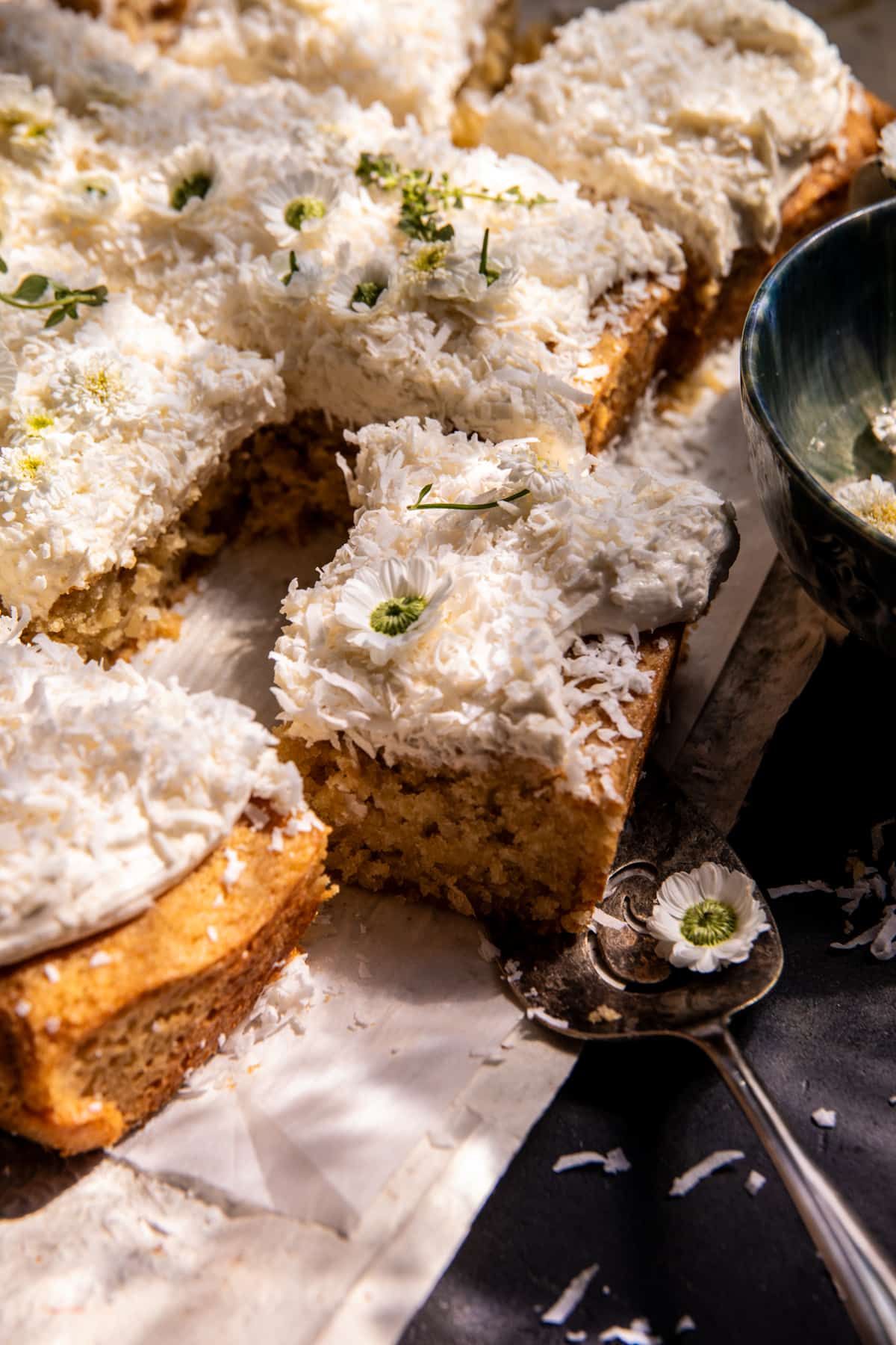Coconut Sheet Cake | halfbakedharvest.com