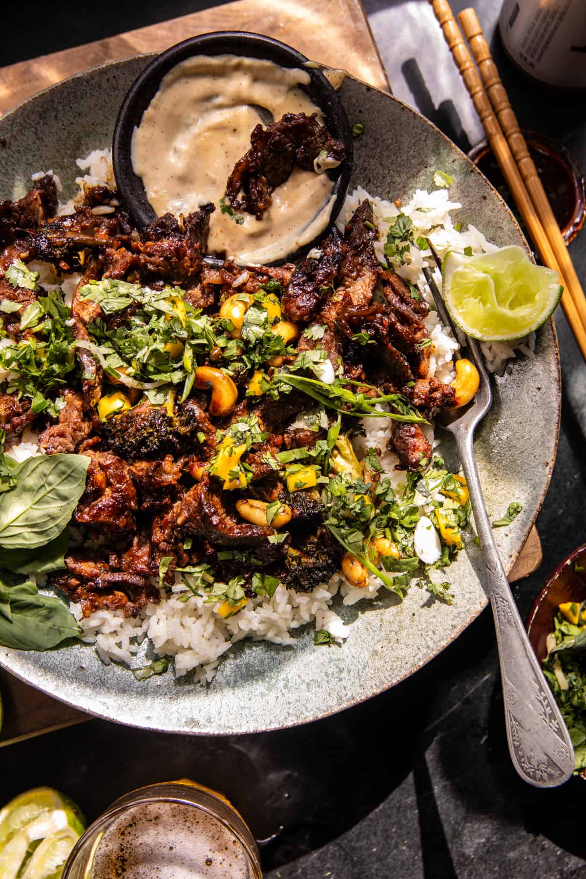 20 Minute Ginger Cashew Beef | halfbakedharvest.com