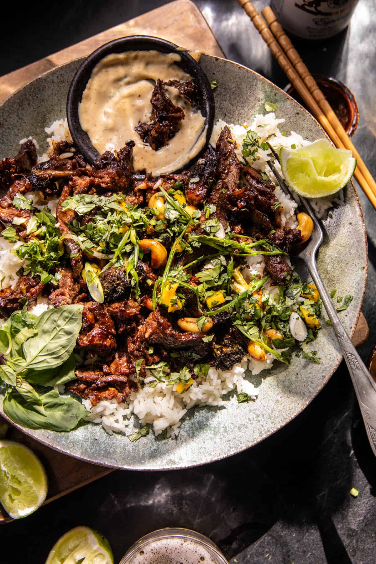 20 Minute Ginger Cashew Beef | halfbakedharvest.com