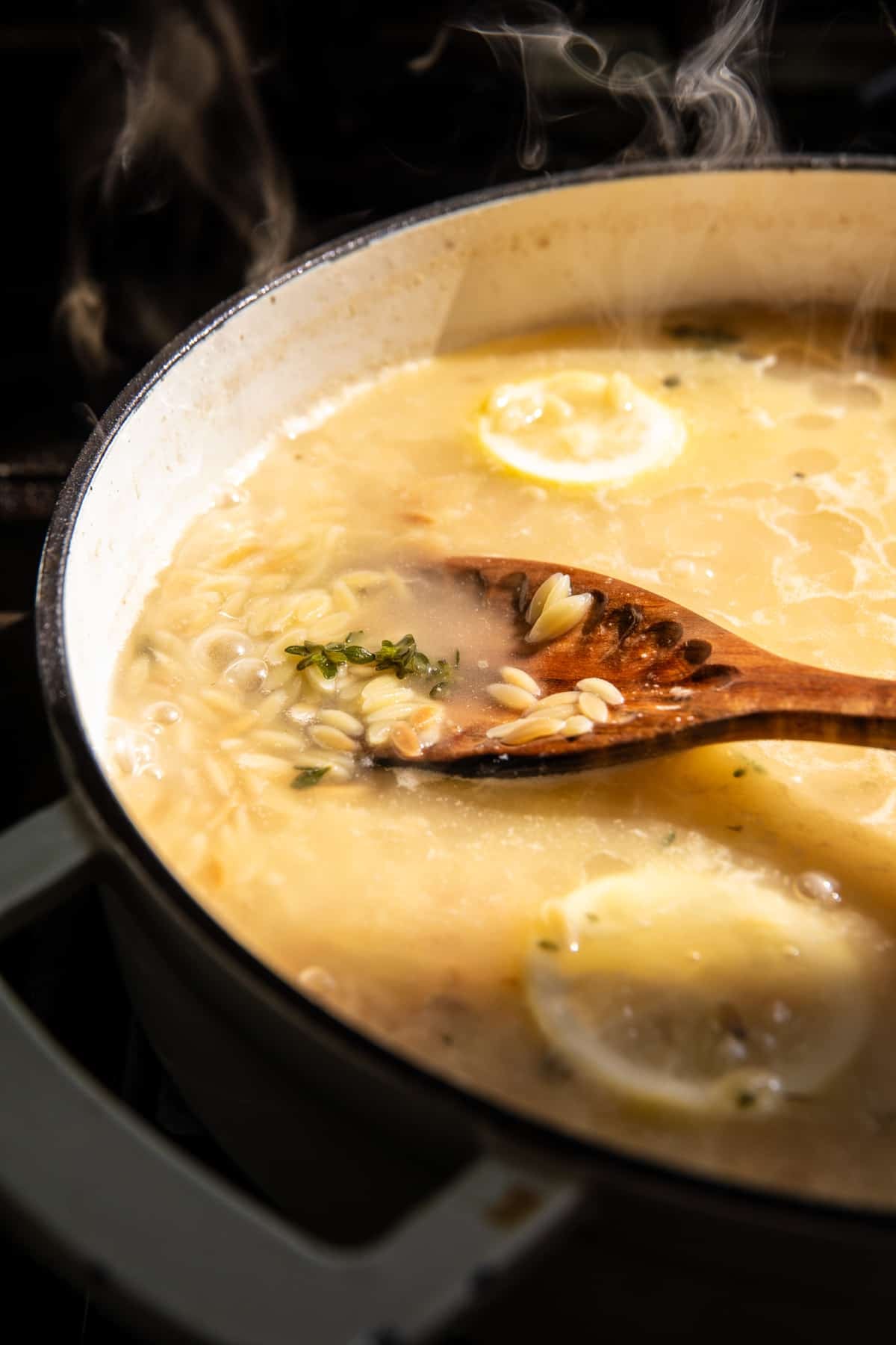 20 Minute Lemon Butter Orzo Carbonara | halfbakedharvest.com
