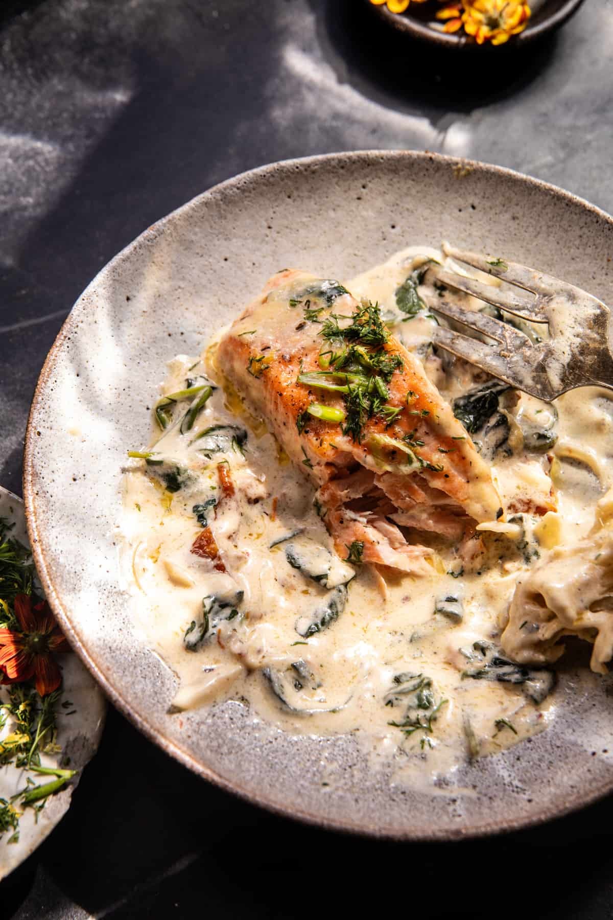 Creamy Garlic Butter Baked Salmon | halfbakedharvest.com