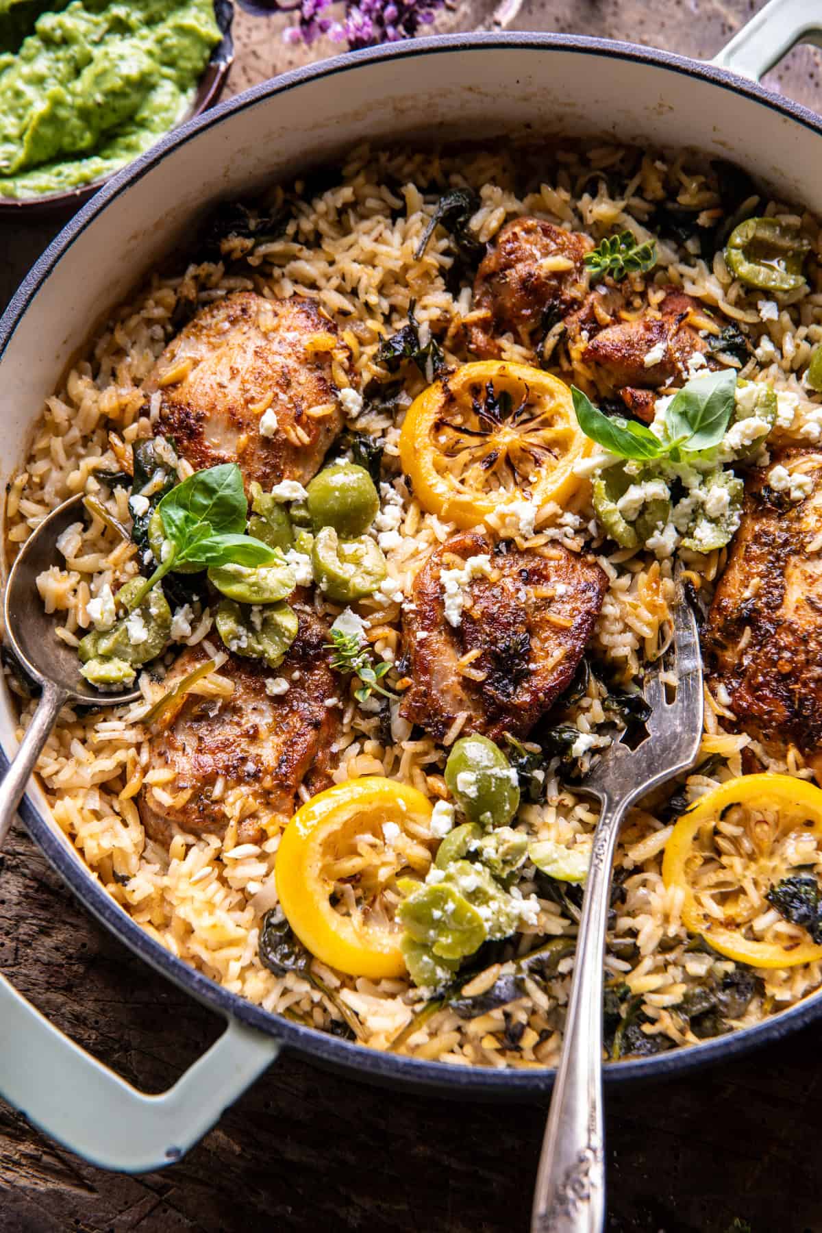 One skillet Greek Lemon Chicken and Rice | halfbakedharvest.com