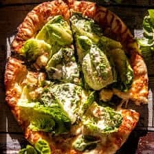 Chicken Caesar Salad Pizza | halfbakedharvest.com