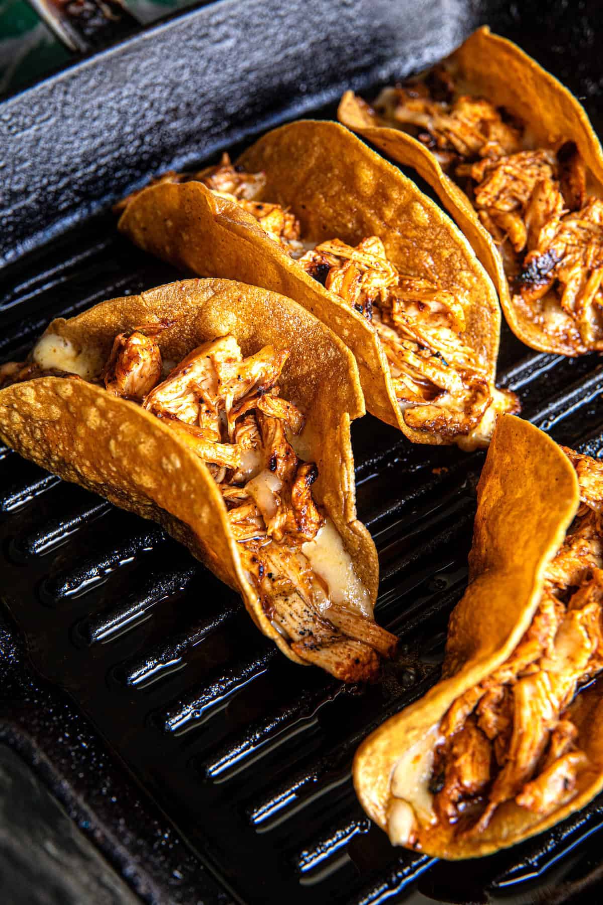 Grilled Buffalo Ranch Chicken Tacos | halfbakedharvest.com