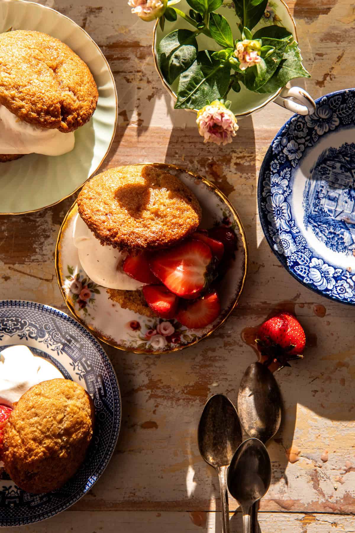 Muffin Top Strawberry Shortcakes | halfbakedharvest.com