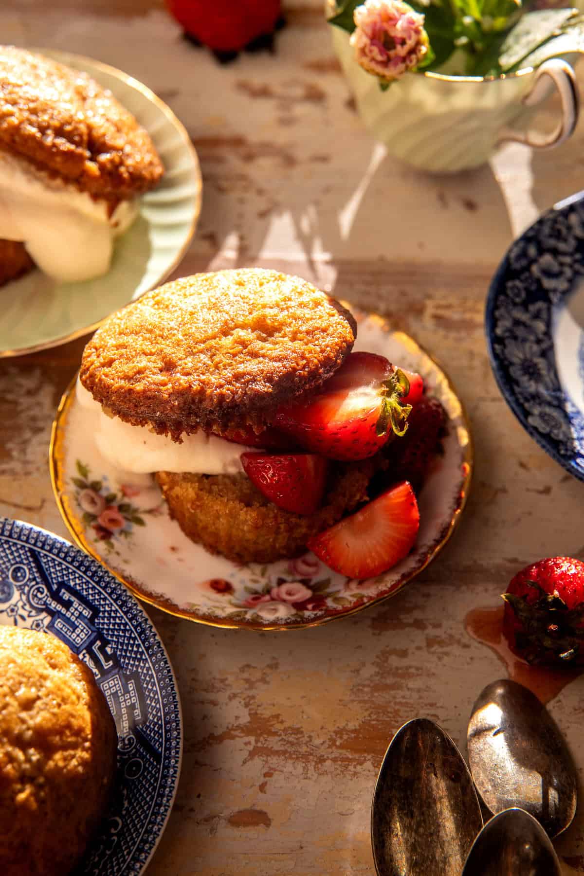 Muffin Top Strawberry Shortcakes | halfbakedharvest.com