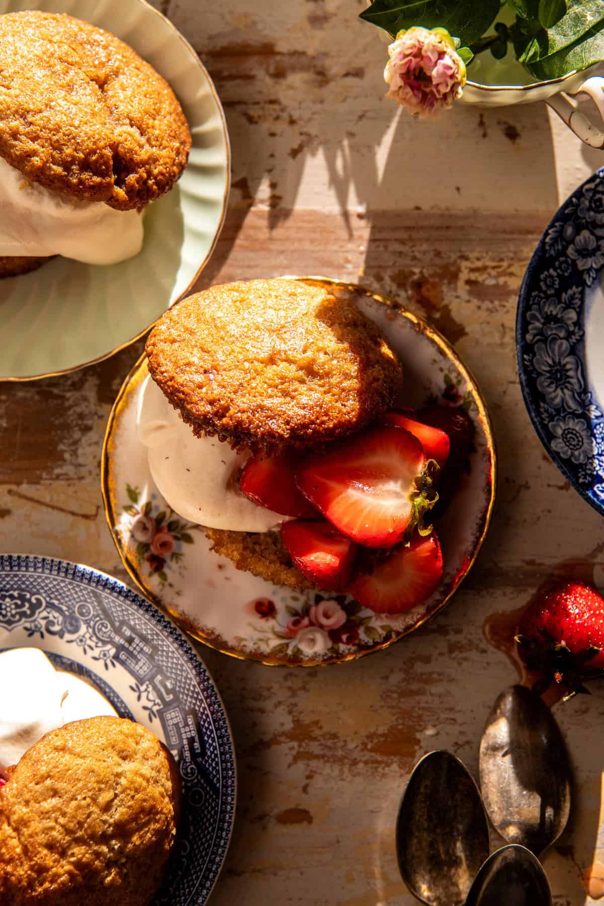 Muffin Top Strawberry Shortcakes | halfbakedharvest.com