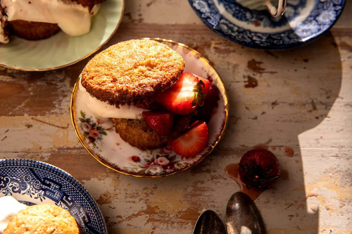 Muffin Top Strawberry Shortcakes | halfbakedharvest.com