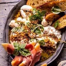 Effortless Marinated Burrata | halfbakedharvest.com