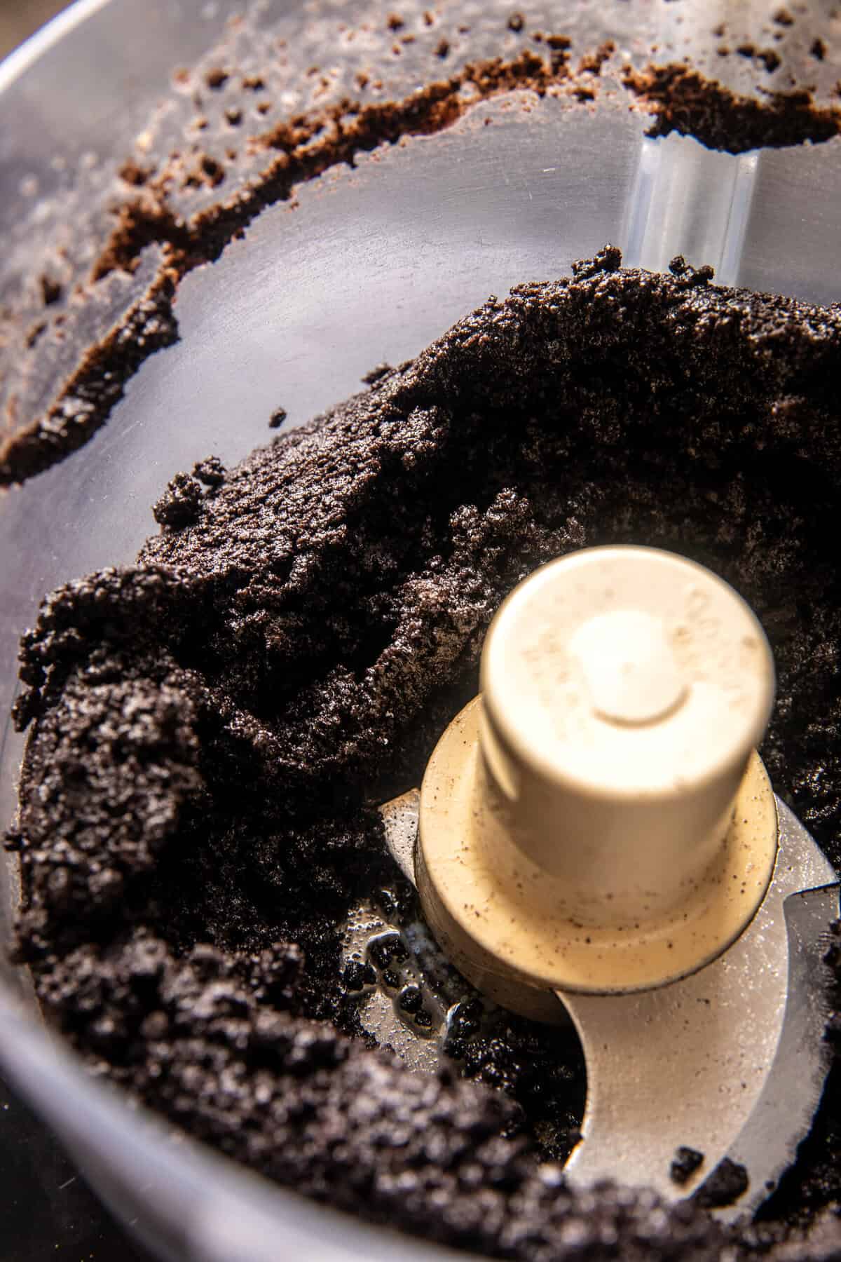 Frozen Chocolate Peanut Butter Cream Pie | halfbakedharvest.com