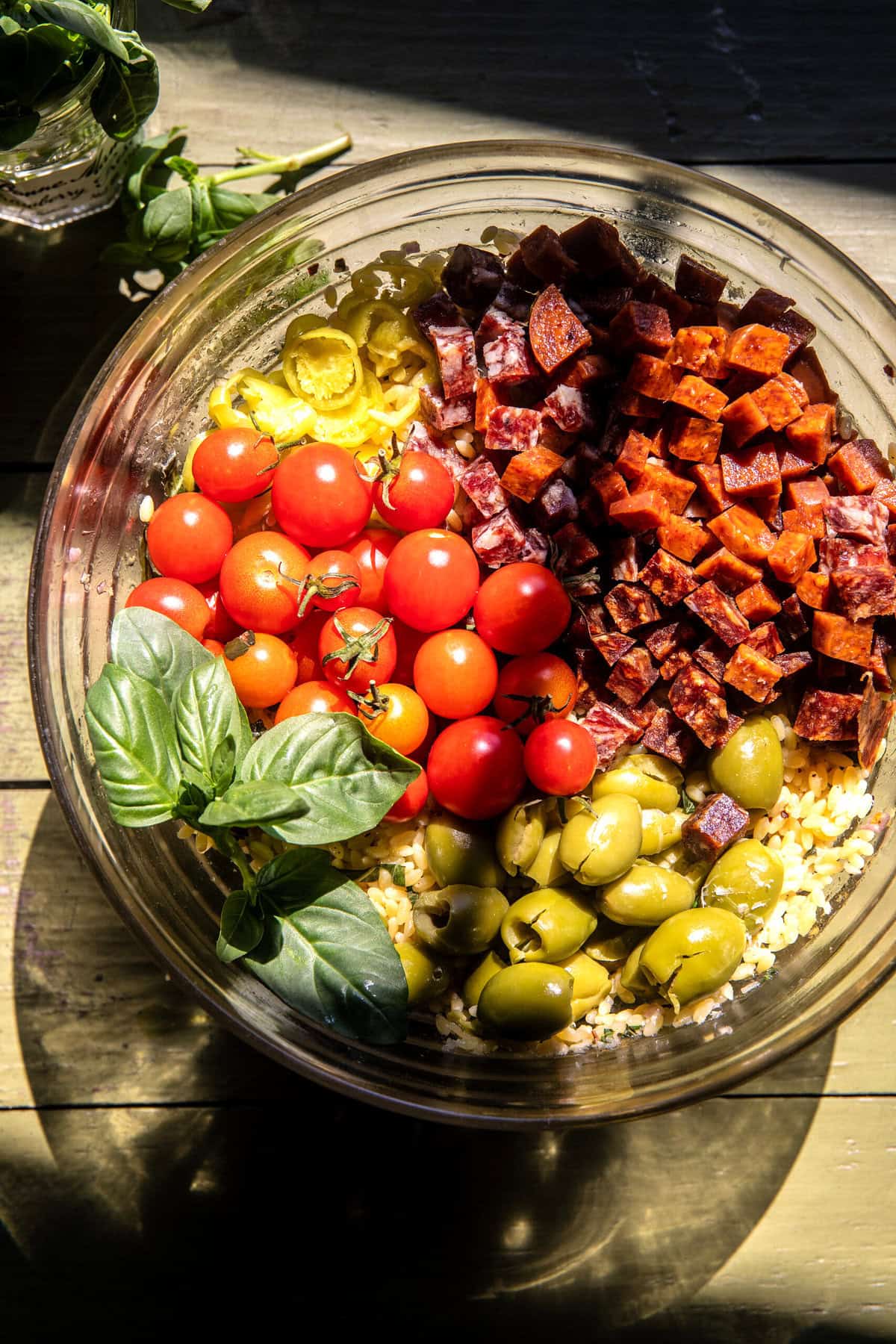 Italian Orzo Stuffed Peppers with Burrata | halfbakedharvest.com