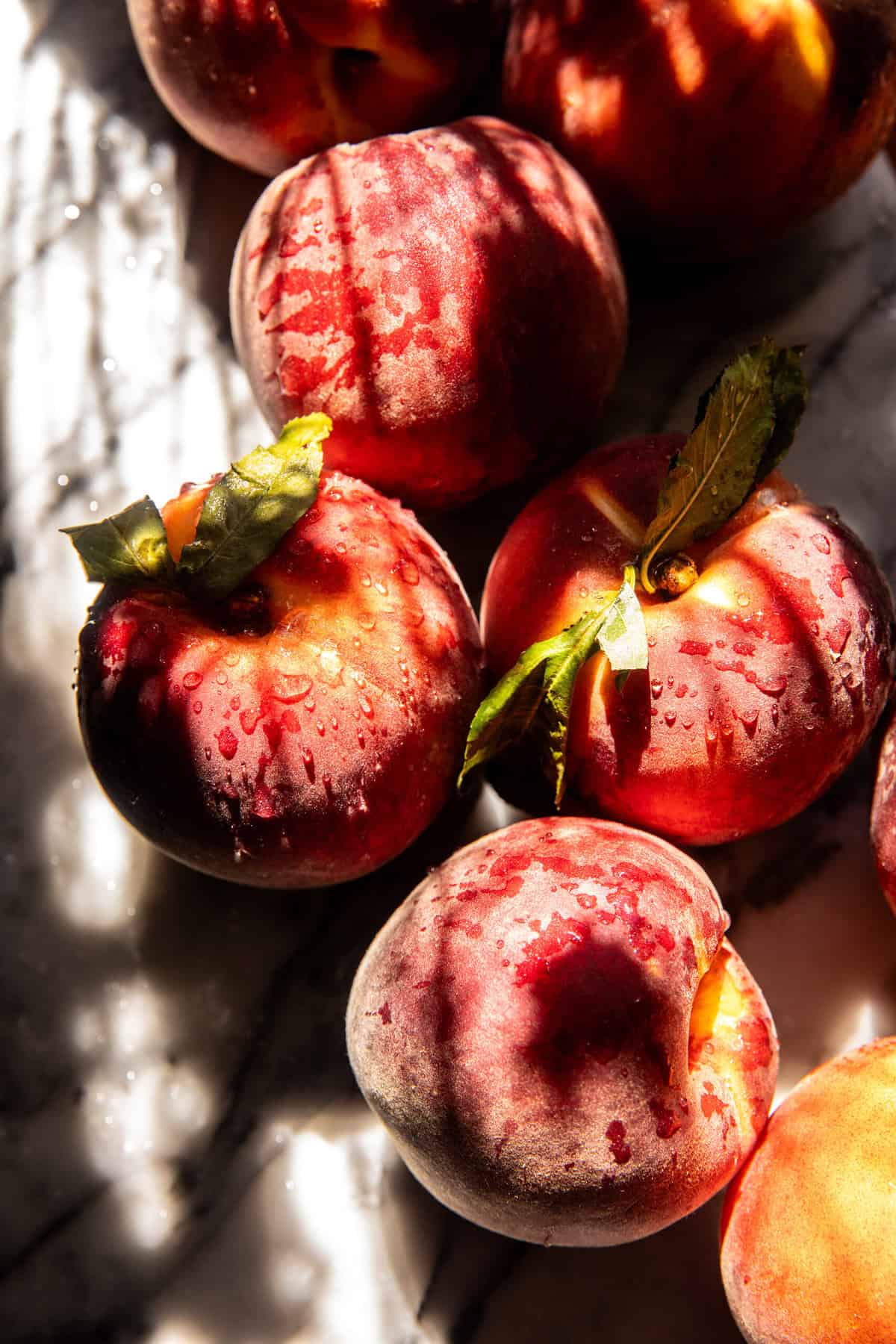 Peach Pretzel Ice Cream Cake | halfbakedharvest.com