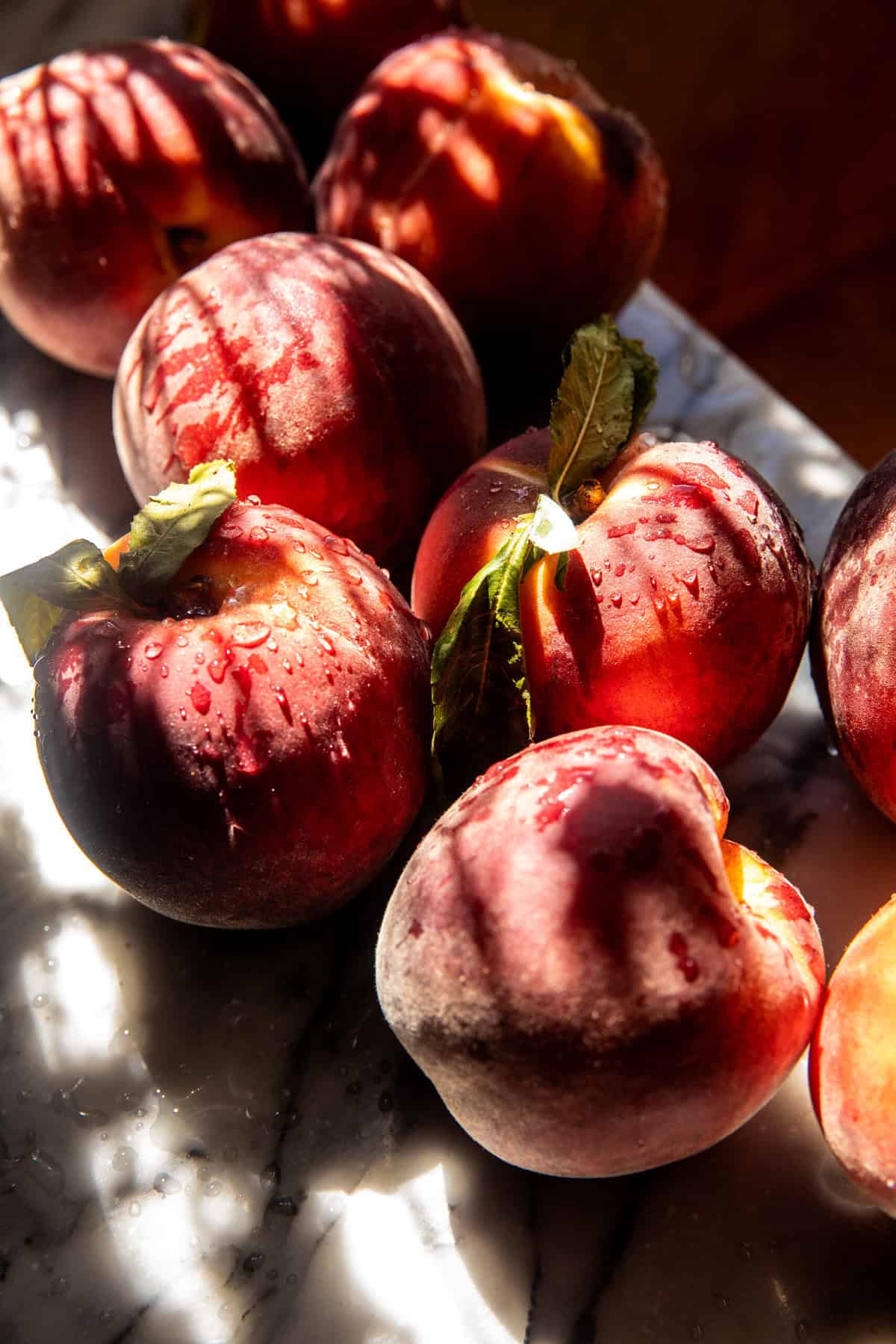 Peach Pretzel Ice Cream Cake | halfbakedharvest.com