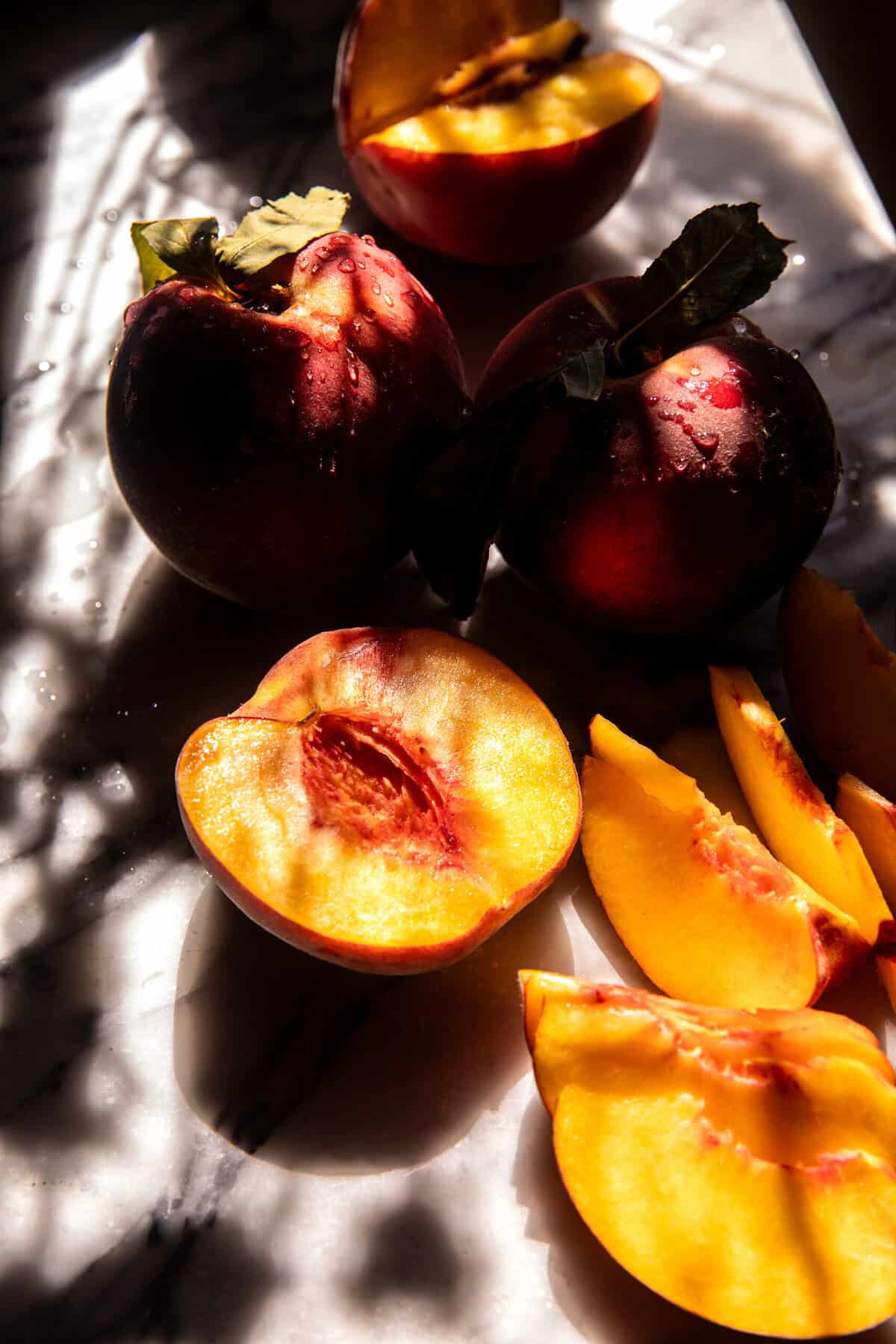 Peach Pretzel Ice Cream Cake | halfbakedharvest.com