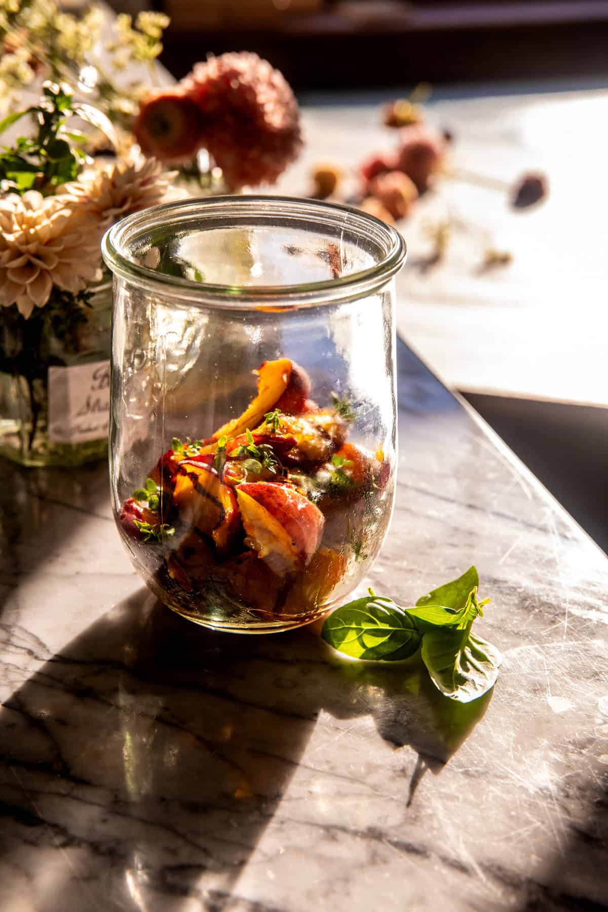 Peach Thyme Smash | halfbakedharvest.com