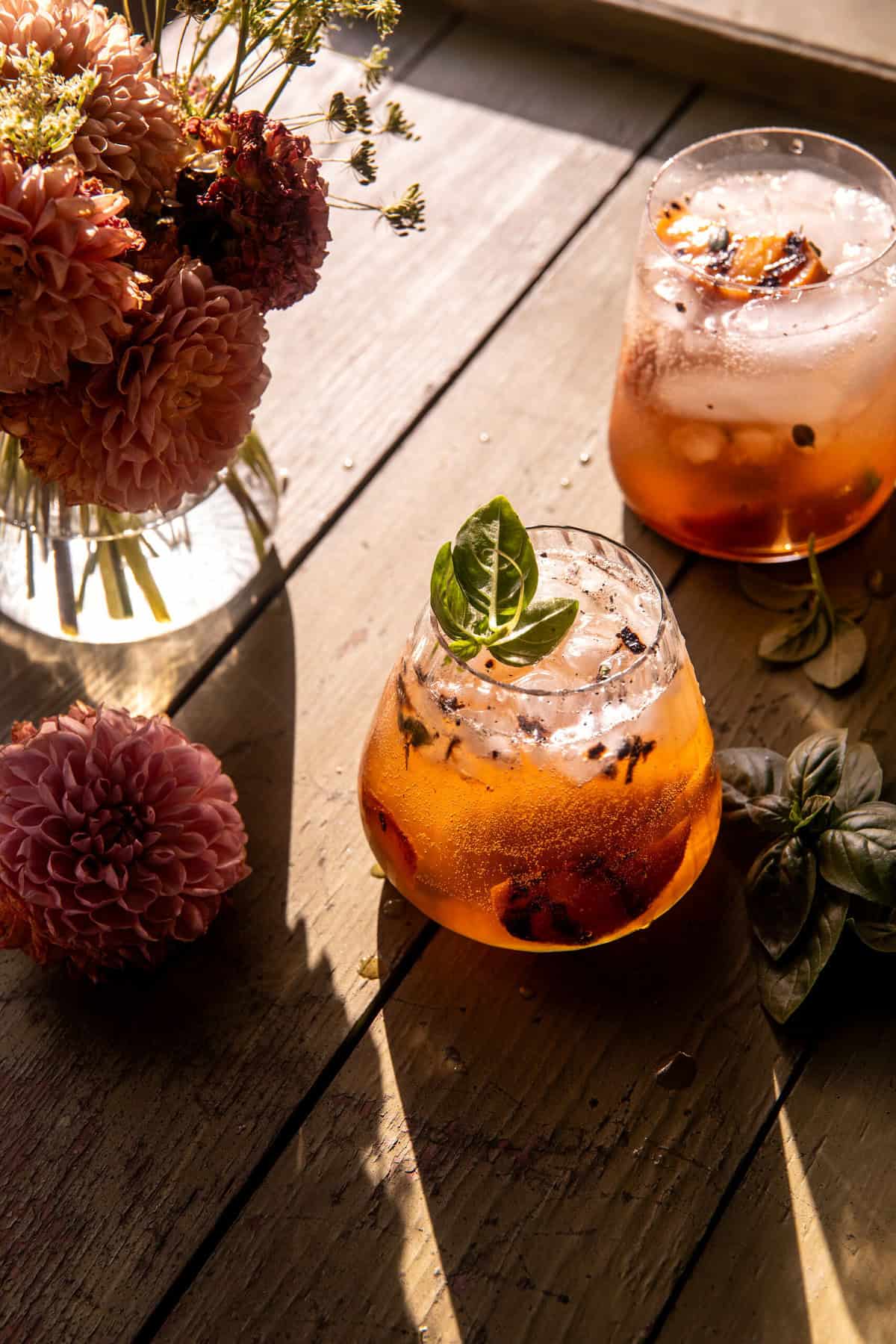 Peach Thyme Smash | halfbakedharvest.com