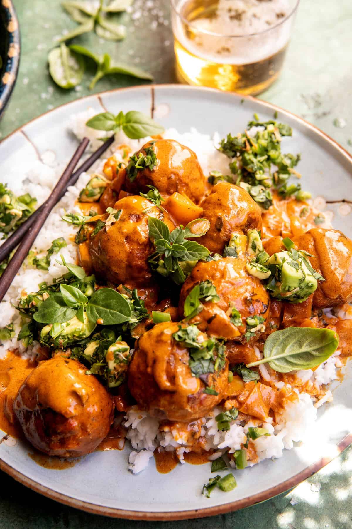 Thai Turkey Meatballs | halfhalfbakedharvest.com