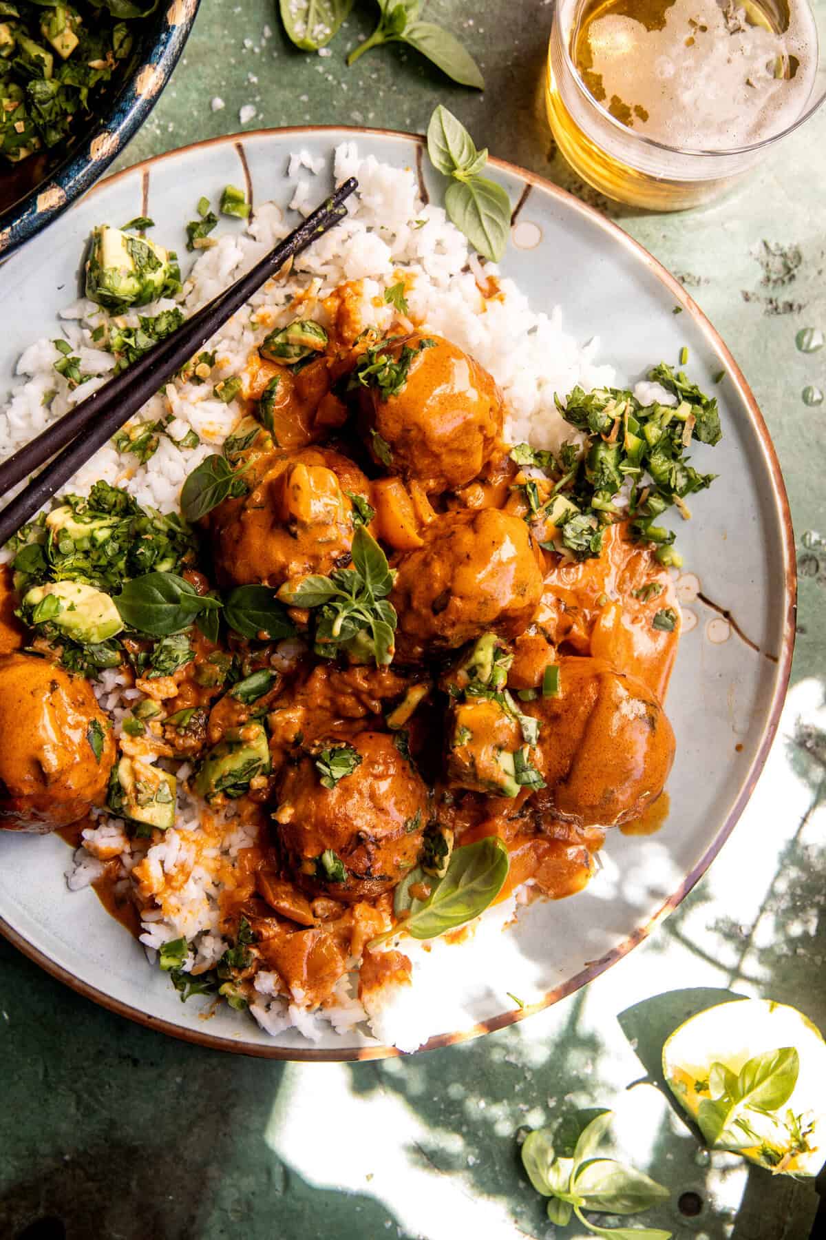 Thai Turkey Meatballs | halfhalfbakedharvest.com