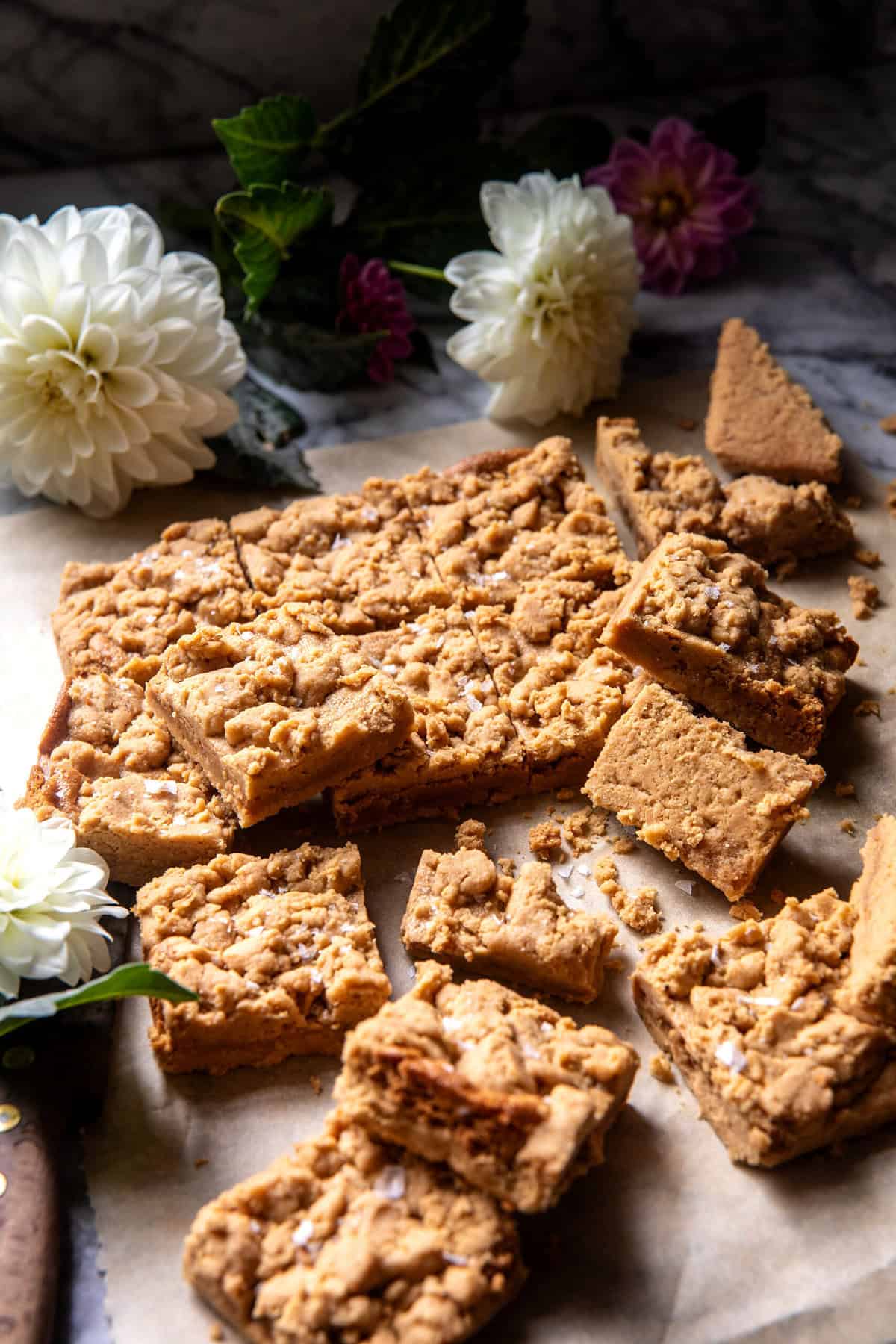 Nutter Butter Cookie Bars | halfbaakedharvest.com
