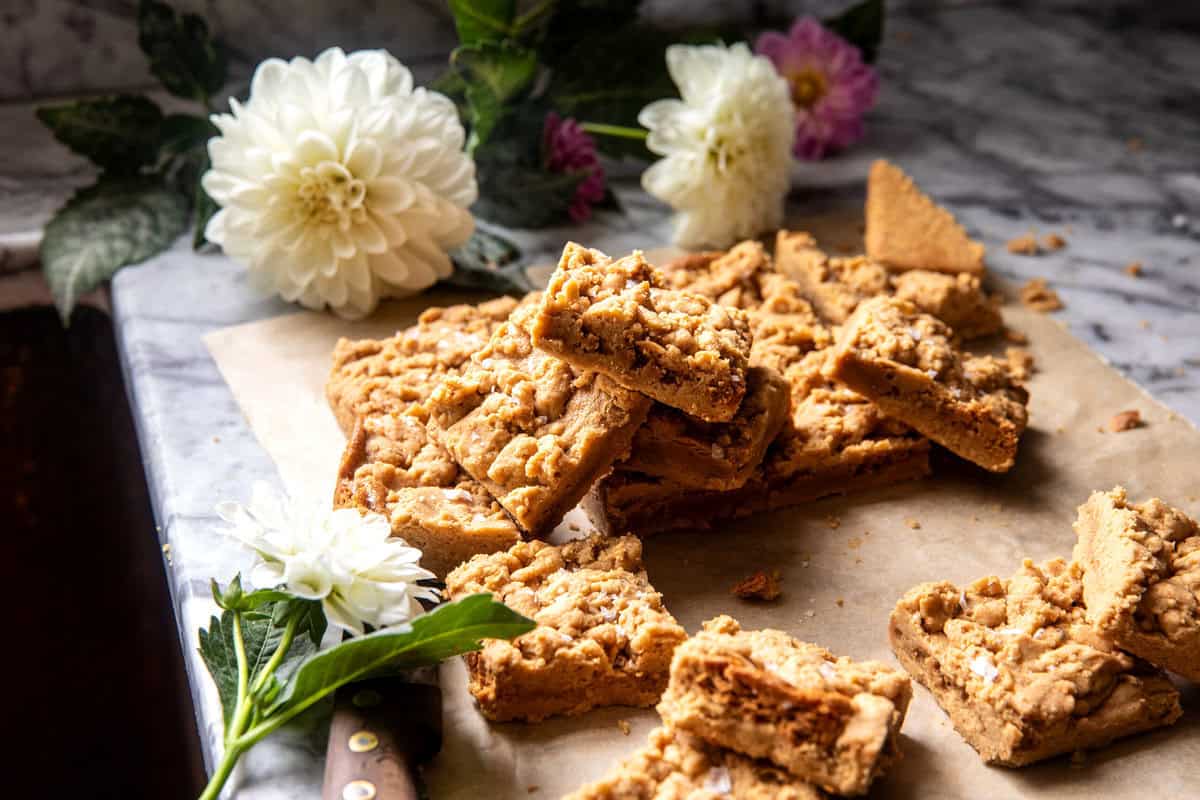 Nutter Butter Cookie Bars | halfbaakedharvest.com
