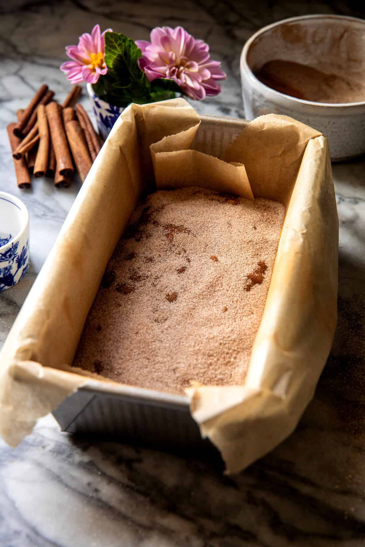 Cinnamon Crunch Swirled Banana Bread | halfbakedharvest.com