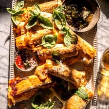 Hot Honey Mozzarella Sticks | halfbakedharvest.com