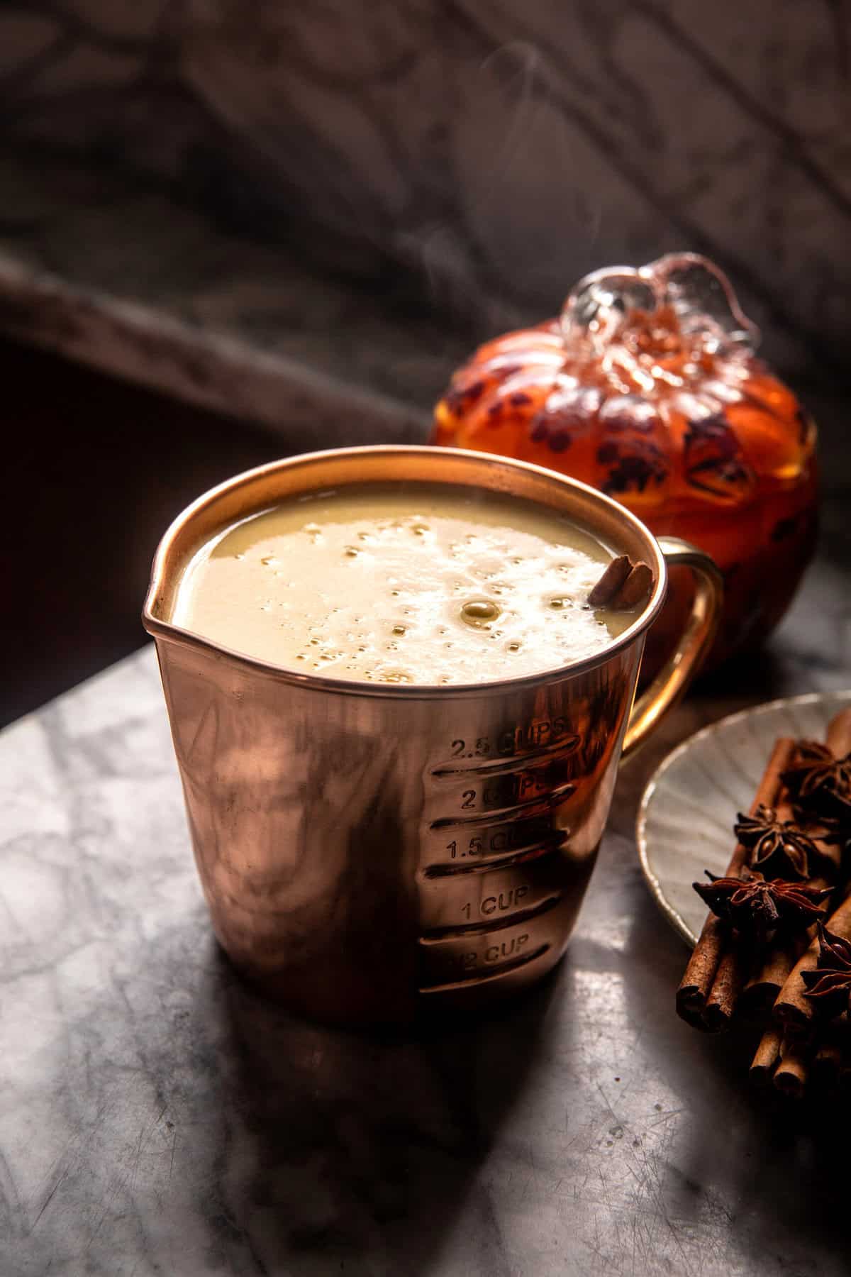 Pumpkin Spice Pecan Latte | halfbakedharvest.com