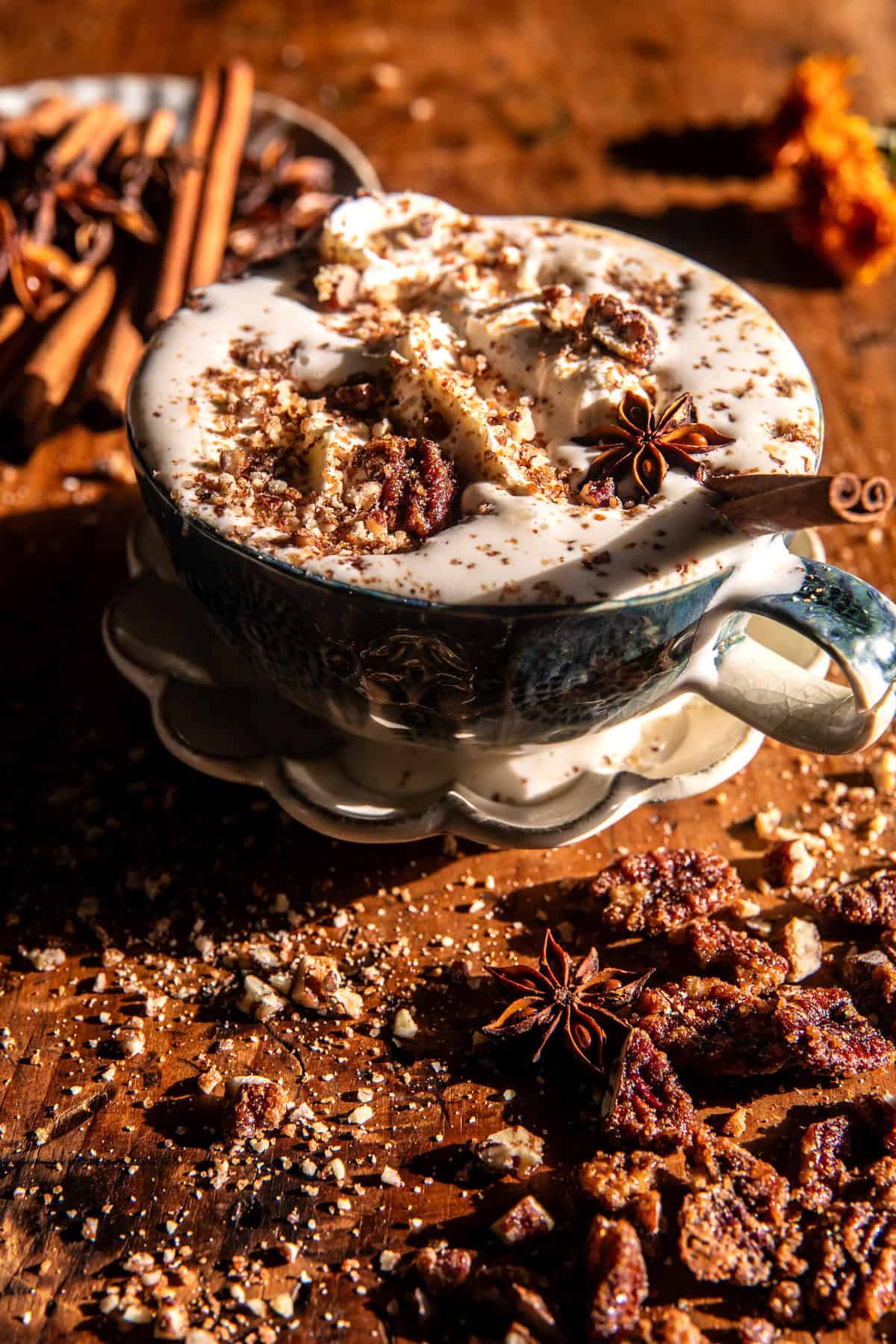 Pumpkin Spice Pecan Latte | halfbakedharvest.com