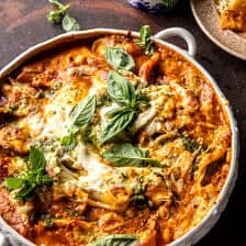 Stuffed Creamy Tomato Basil Pasta Shells | halfbakedharvest.com