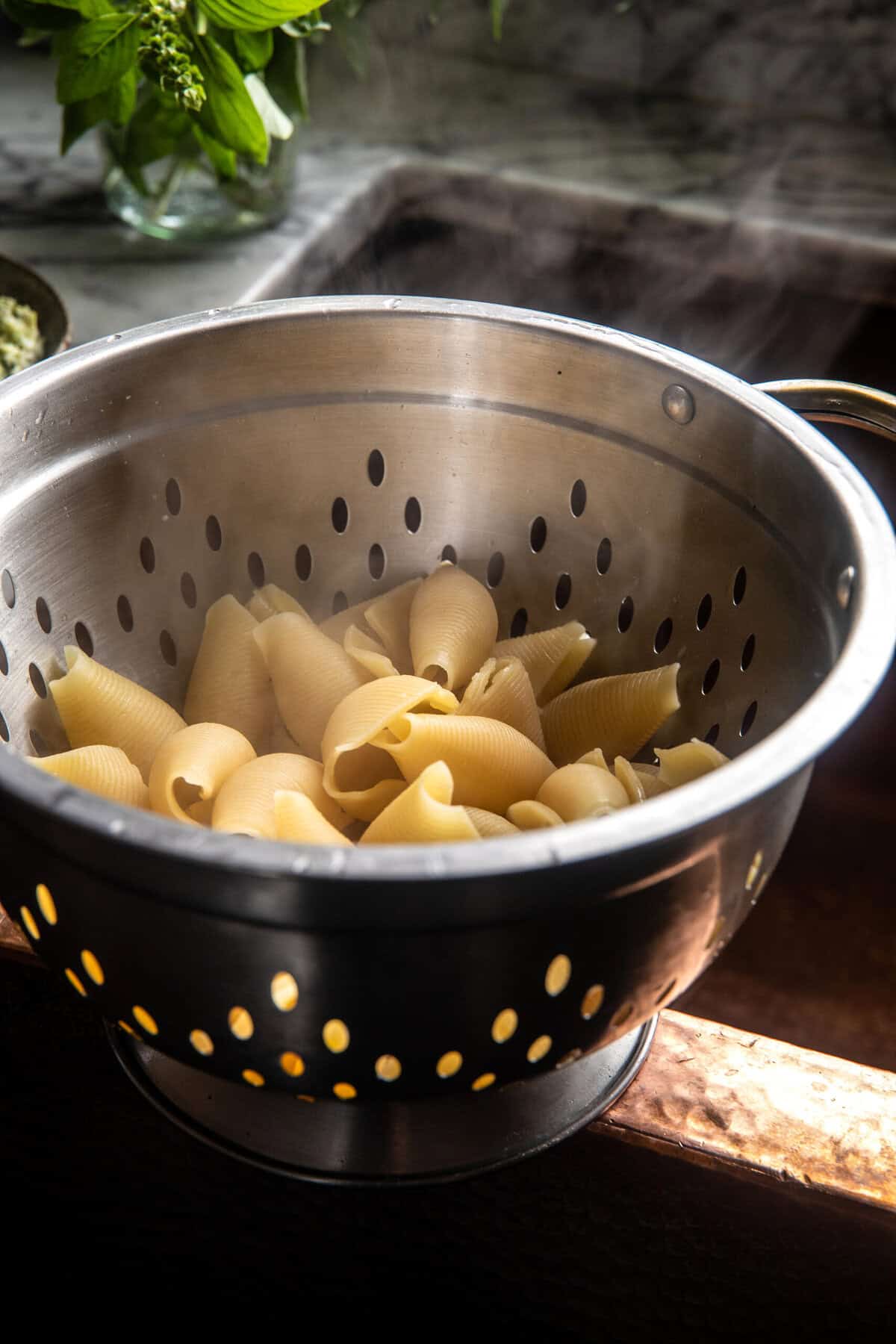Stuffed Creamy Tomato Basil Pasta Shells | halfbakedharvest.com