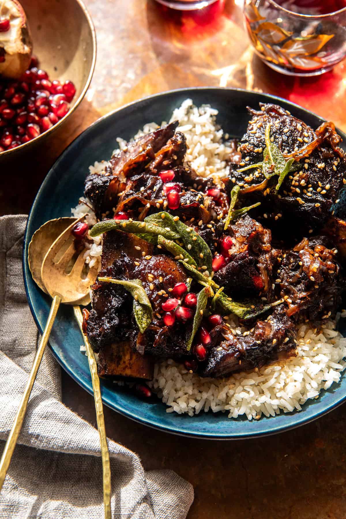 Pomegranate Braised Short Ribs | halfbakedharvest.com
